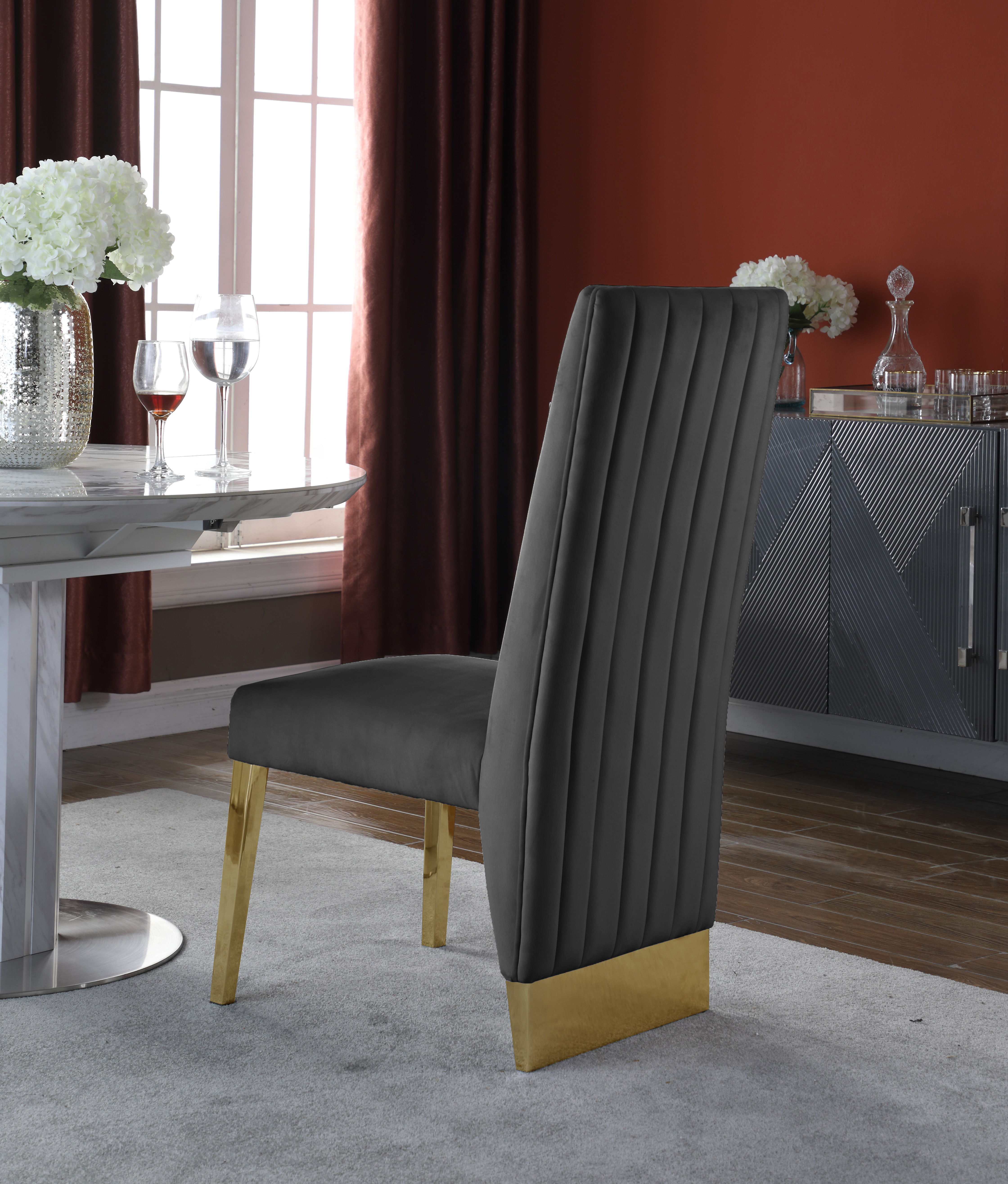 Porsha - Dining Chair (Set of 2) - Gray