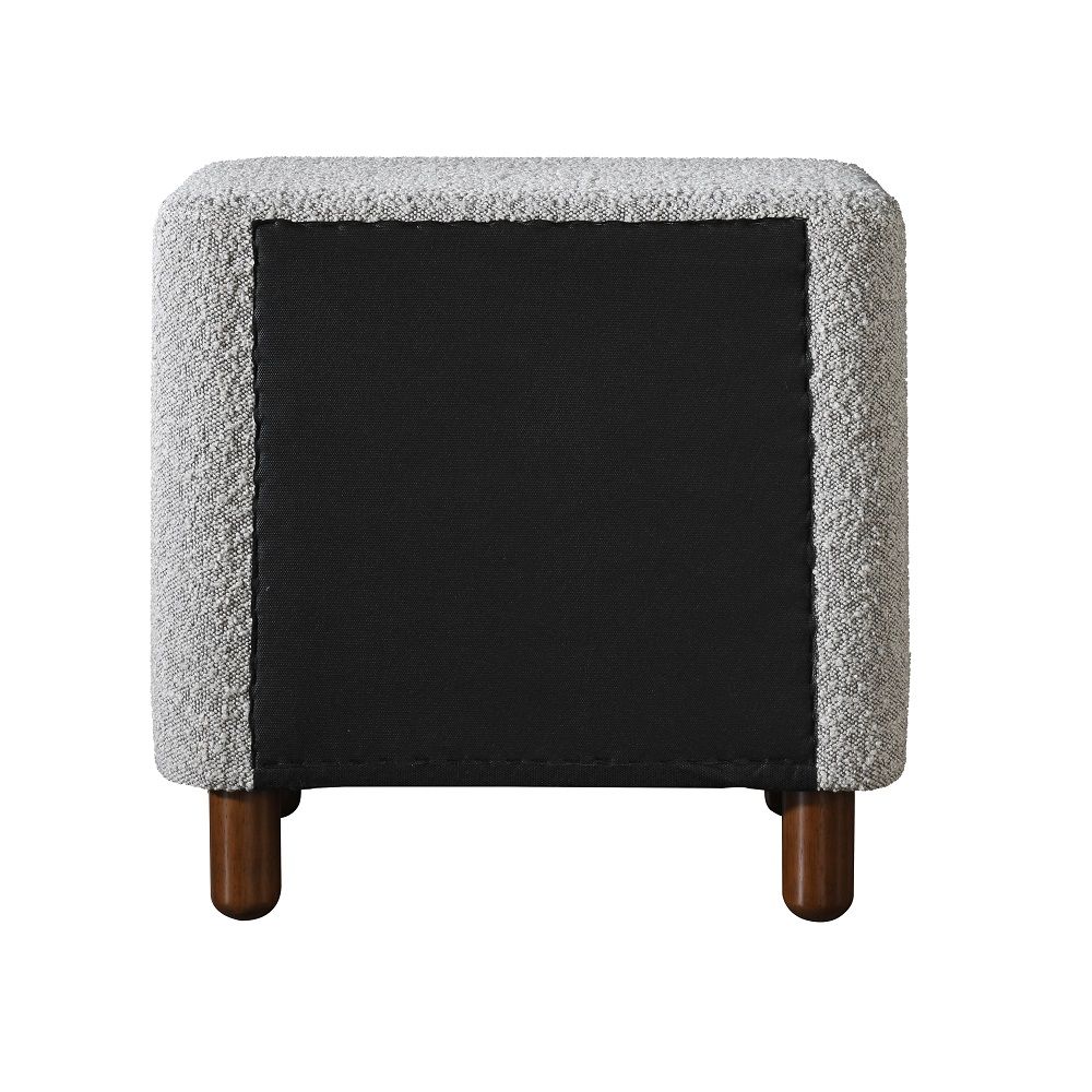 Cleo - Nightstand - Gray Boucle, gray, view 4