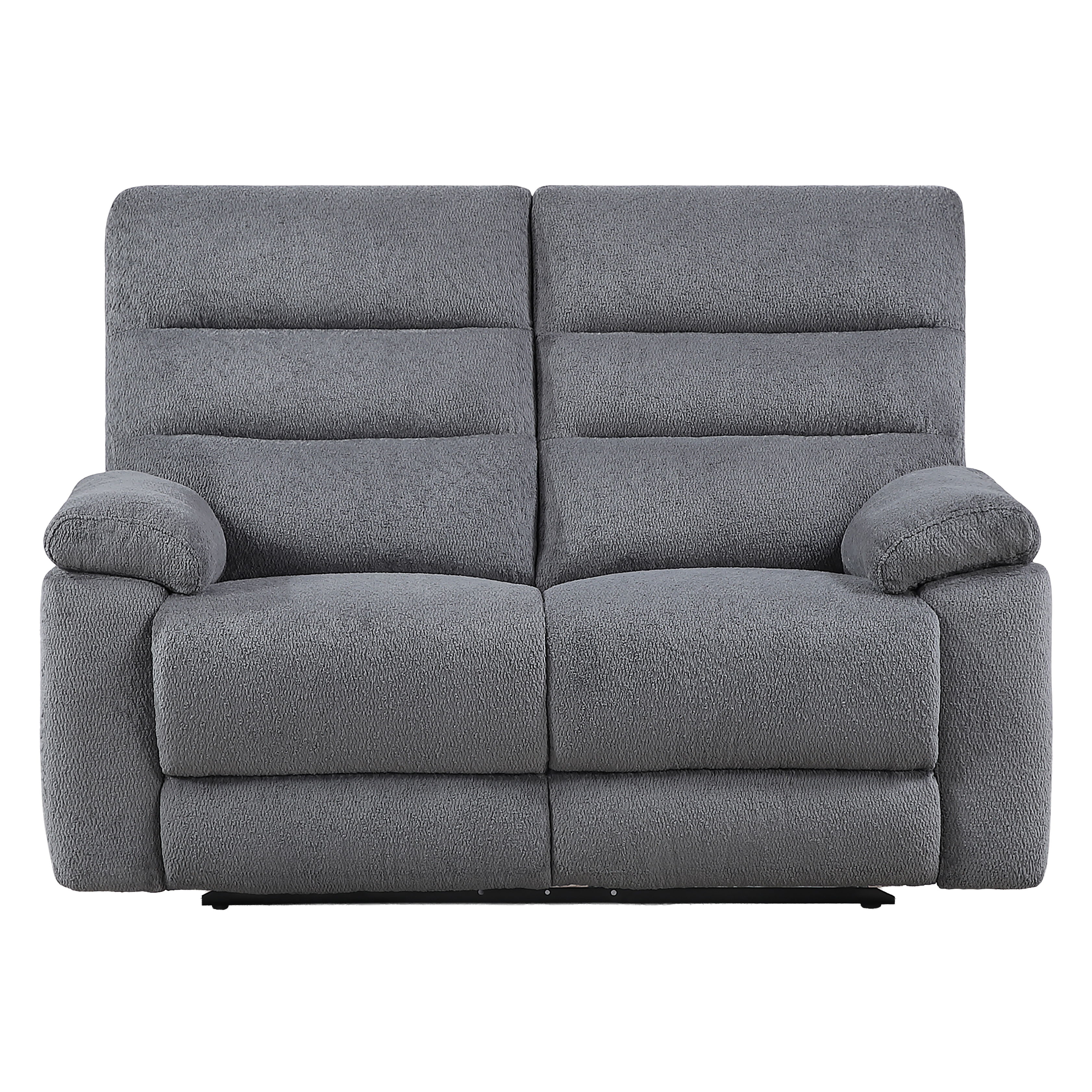 Cozy - Manual Recliner Loveseat - Gray