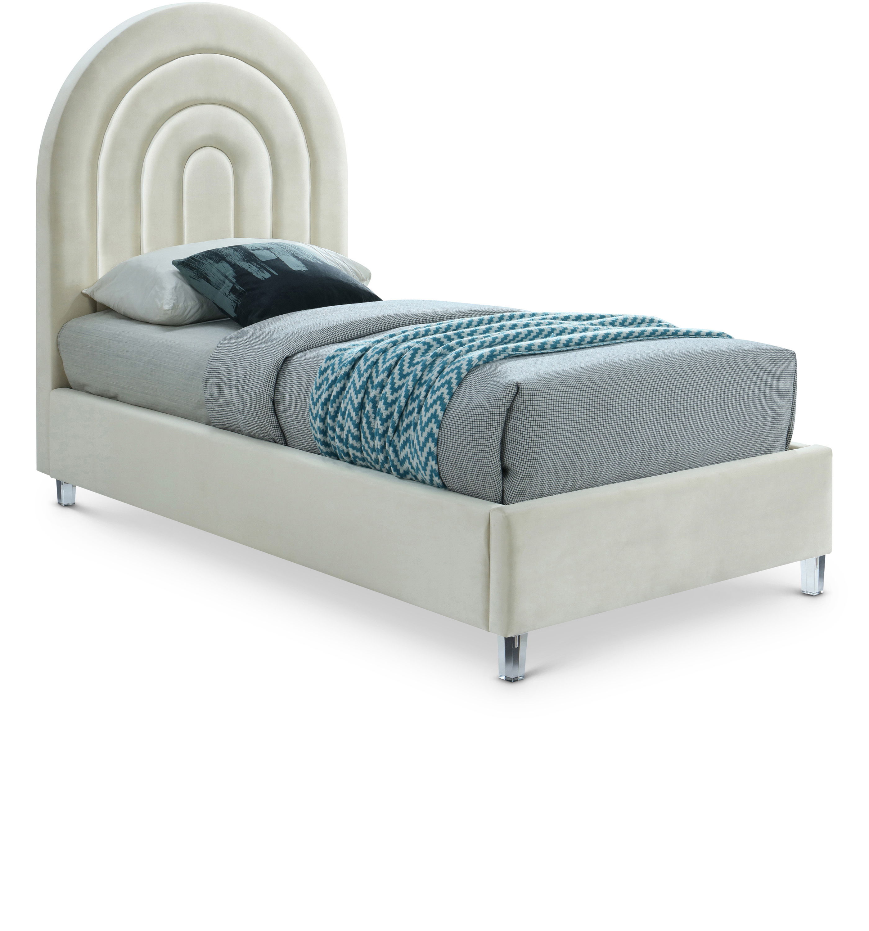 Rainbow - Twin Bed - Cream