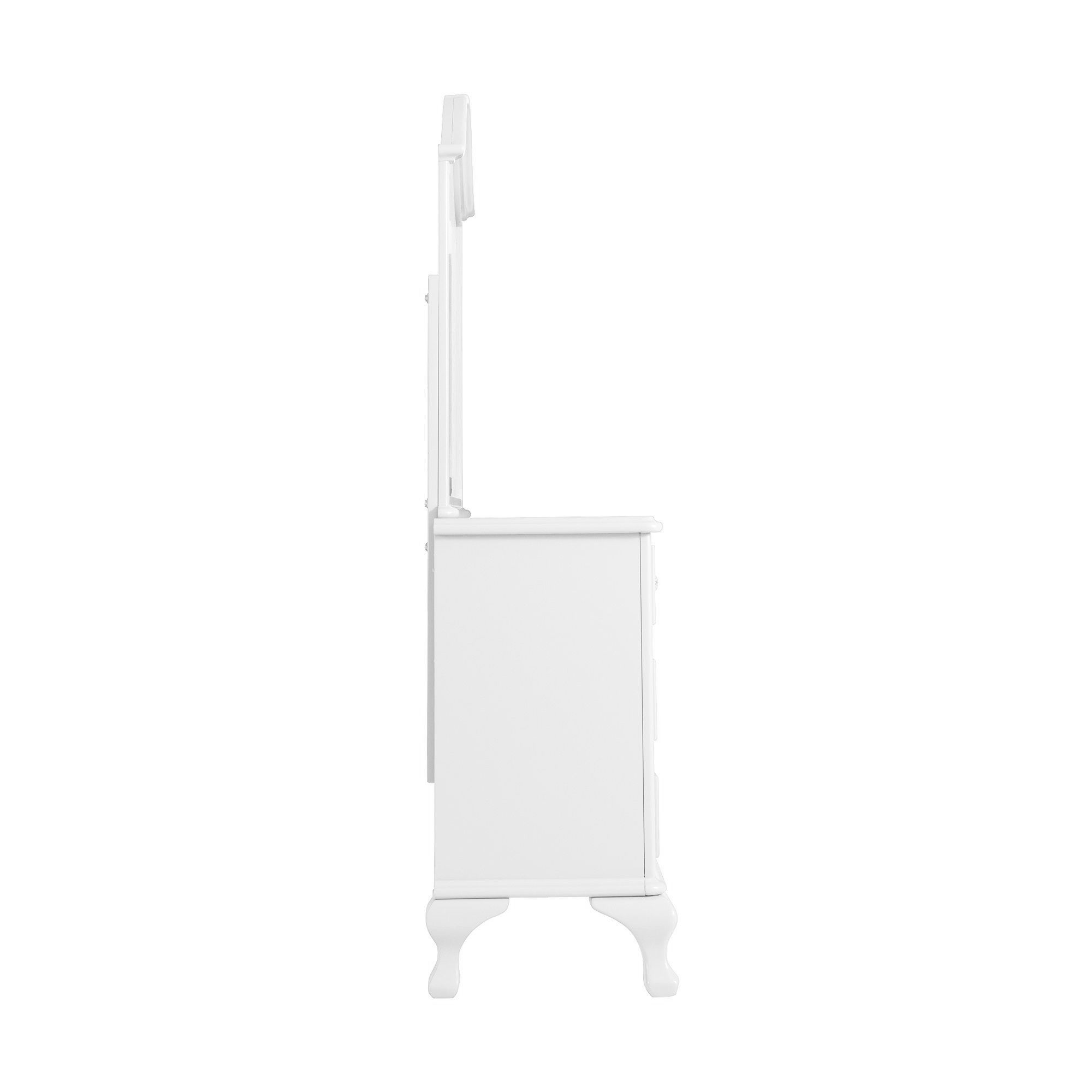 Jesse - Dresser & Mirror Set - White