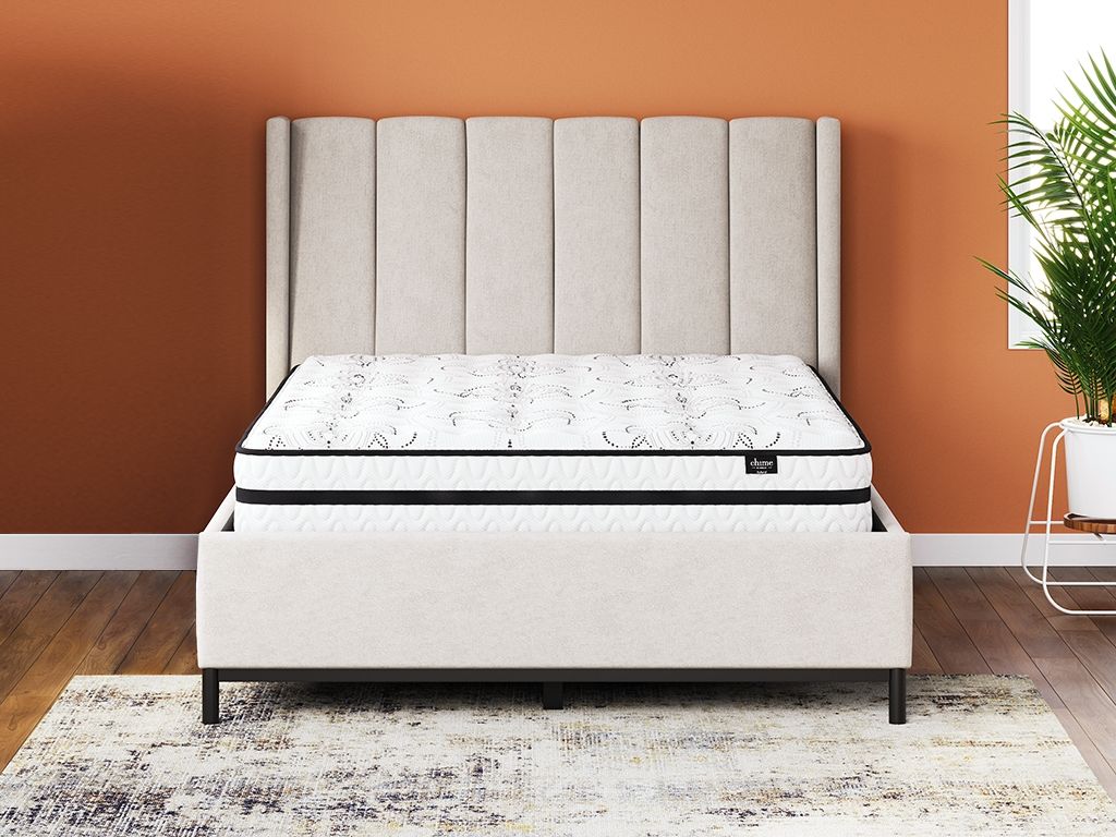 Ashley Chime 10 Inch Hybrid Twin Mattress - White