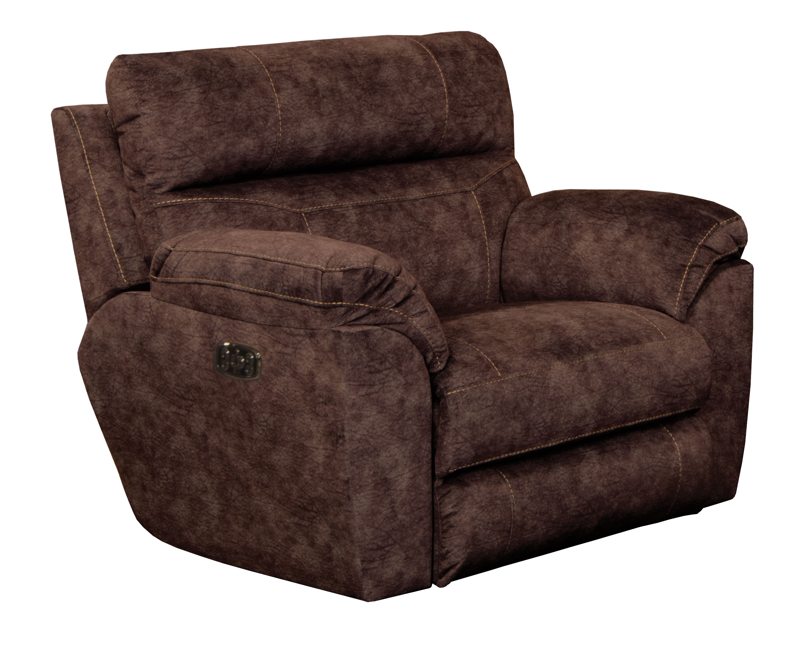Catnapper Sedona - Power Lay Flat Recliner With Power Adjustable Headrest & Lumbar - Mocha
