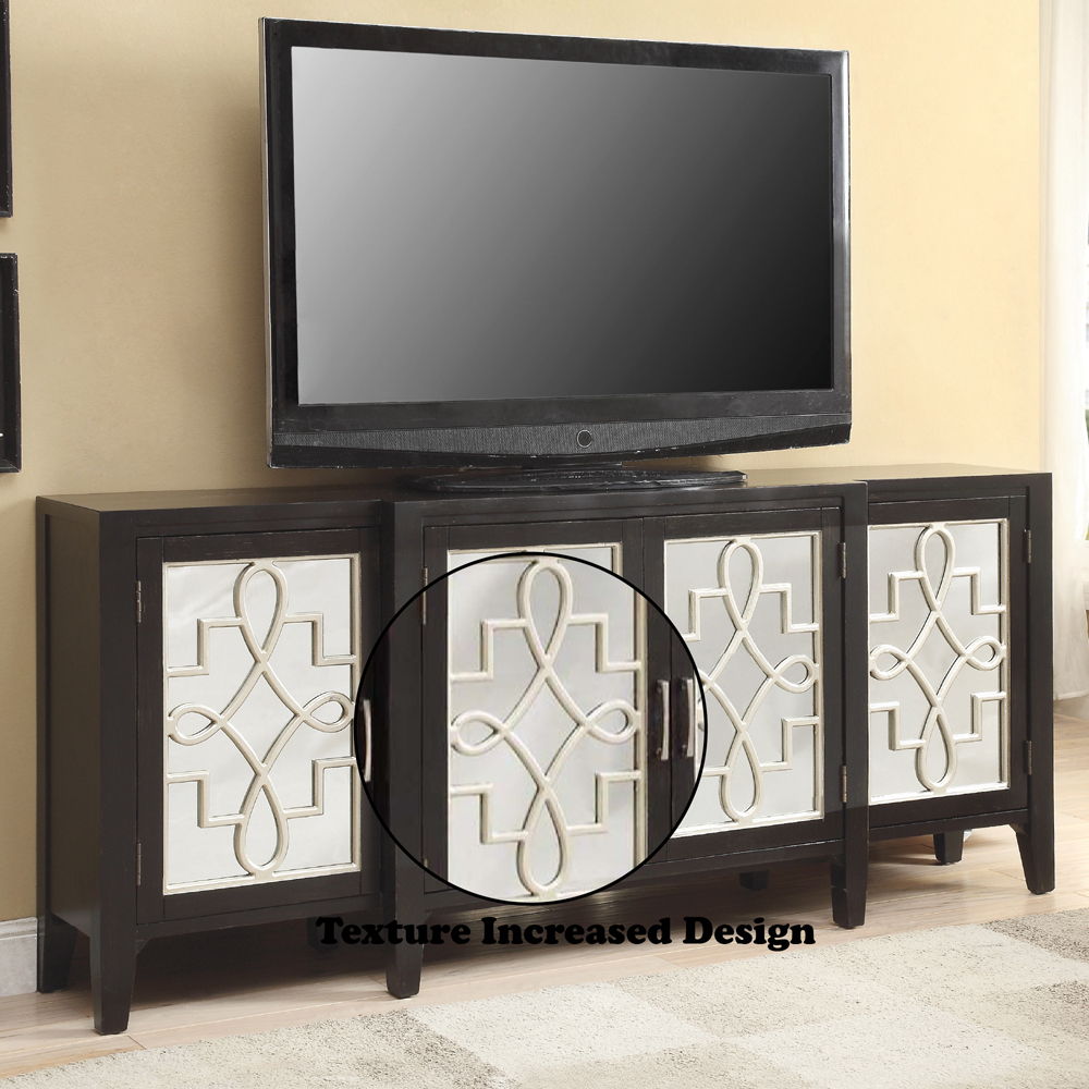 Kacia - Console Cabinet - Antique Black, black, view 3