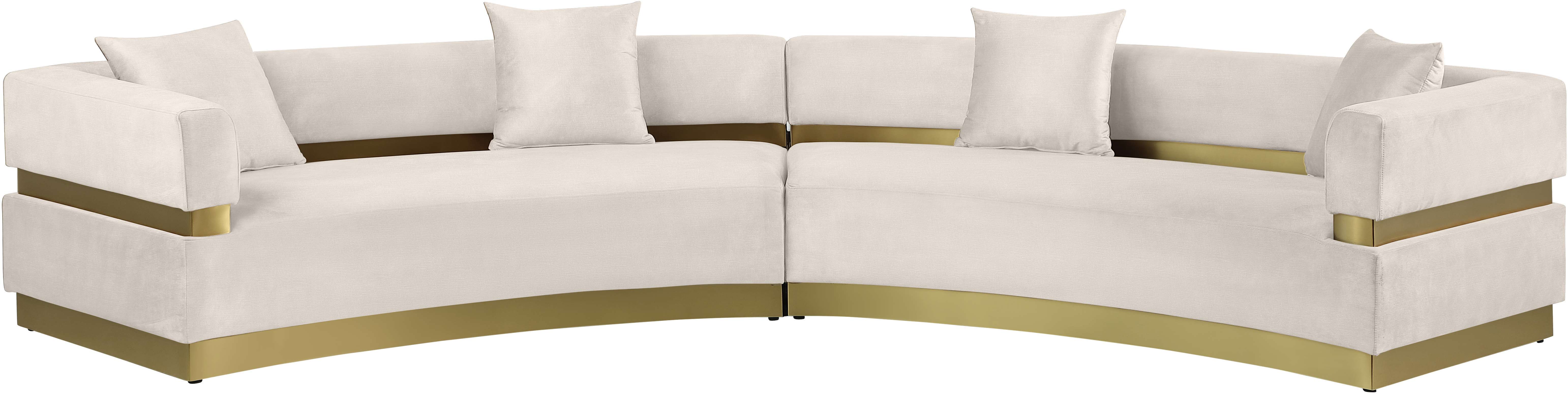 Belsa - 2 Piece Sectional - Cream