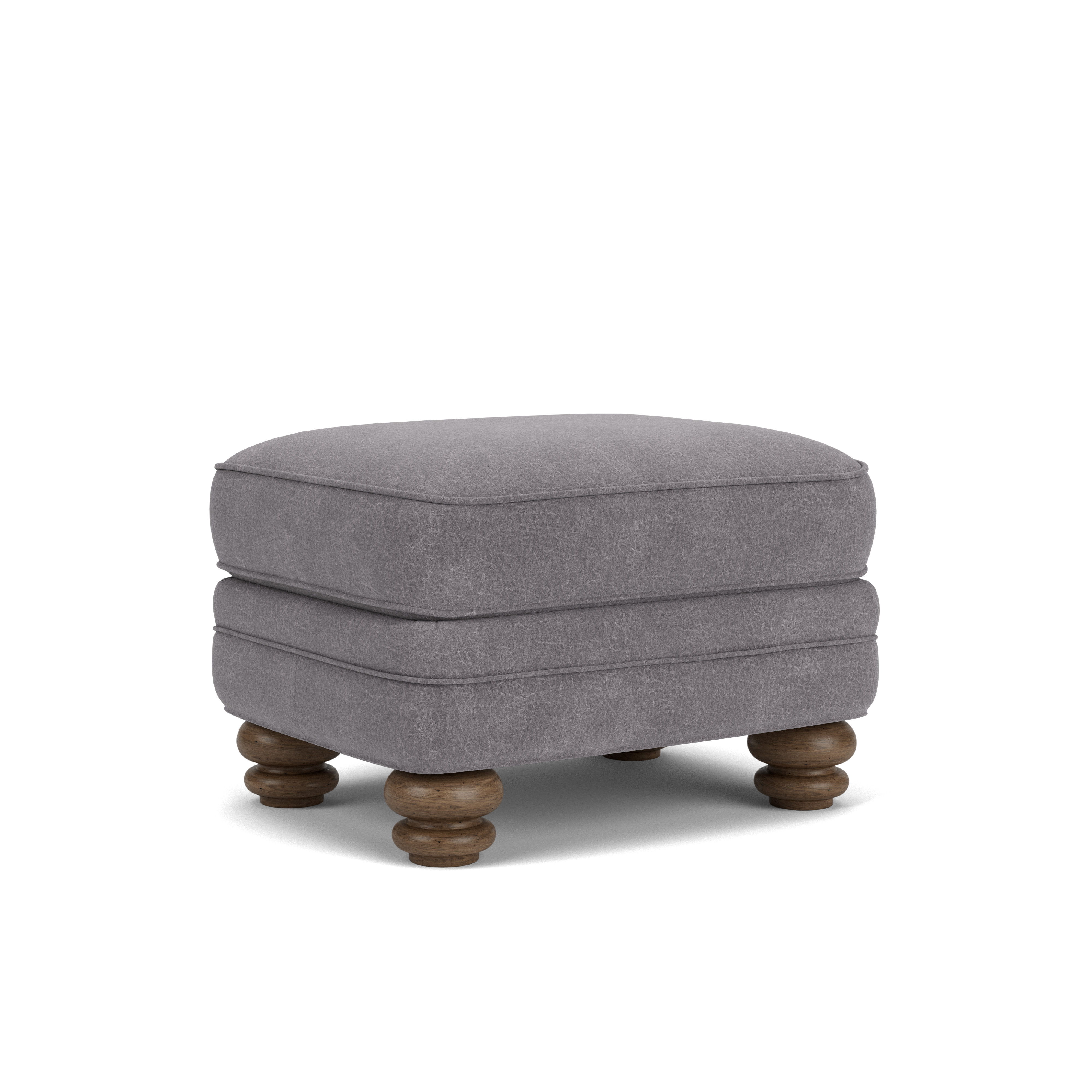 Bay Bridge - Fabric Ottoman, light brown, view 3