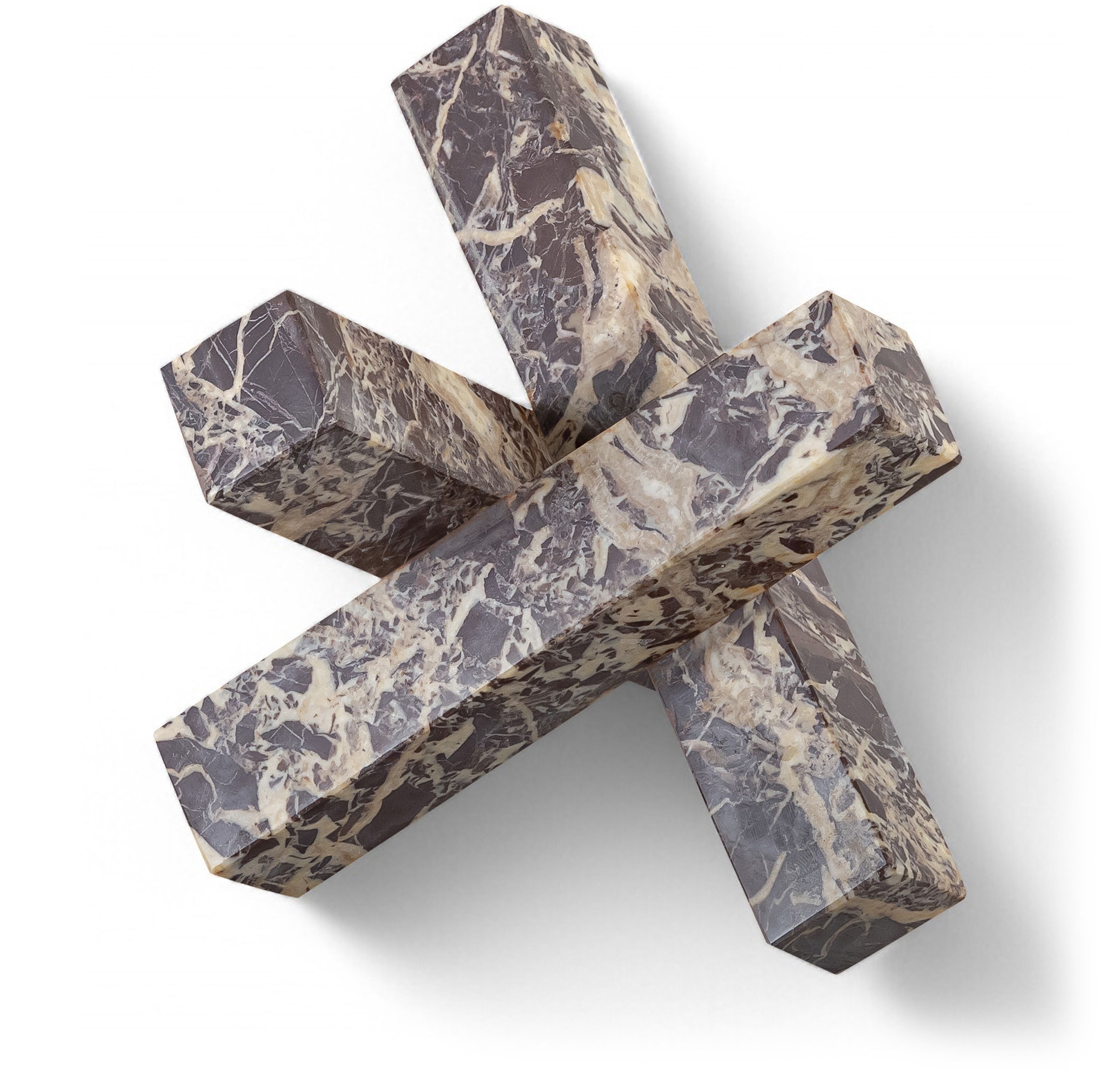 Stix - Marble Decorative Object - Cherry