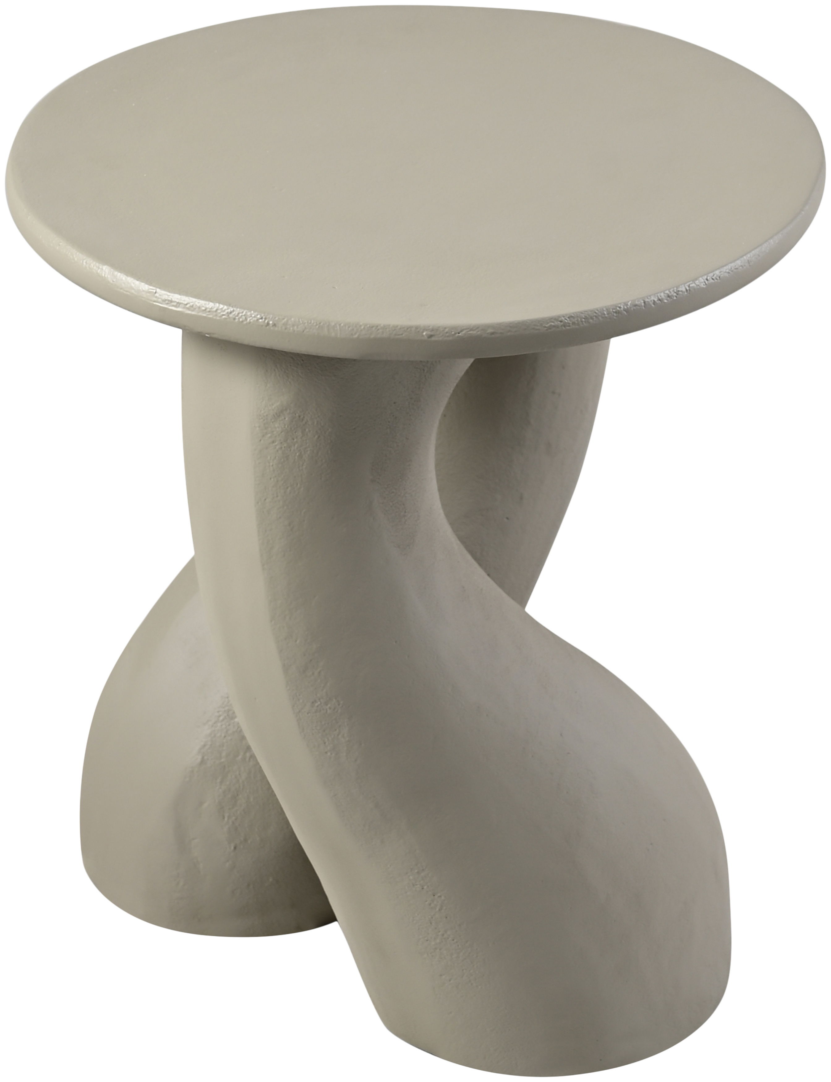Talence - Aluminum End Table - Taupe