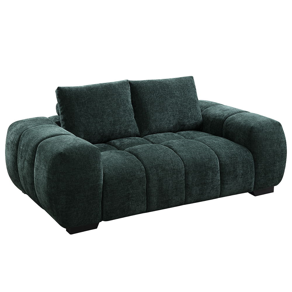 Ferrand - Loveseat - Green Linen, green