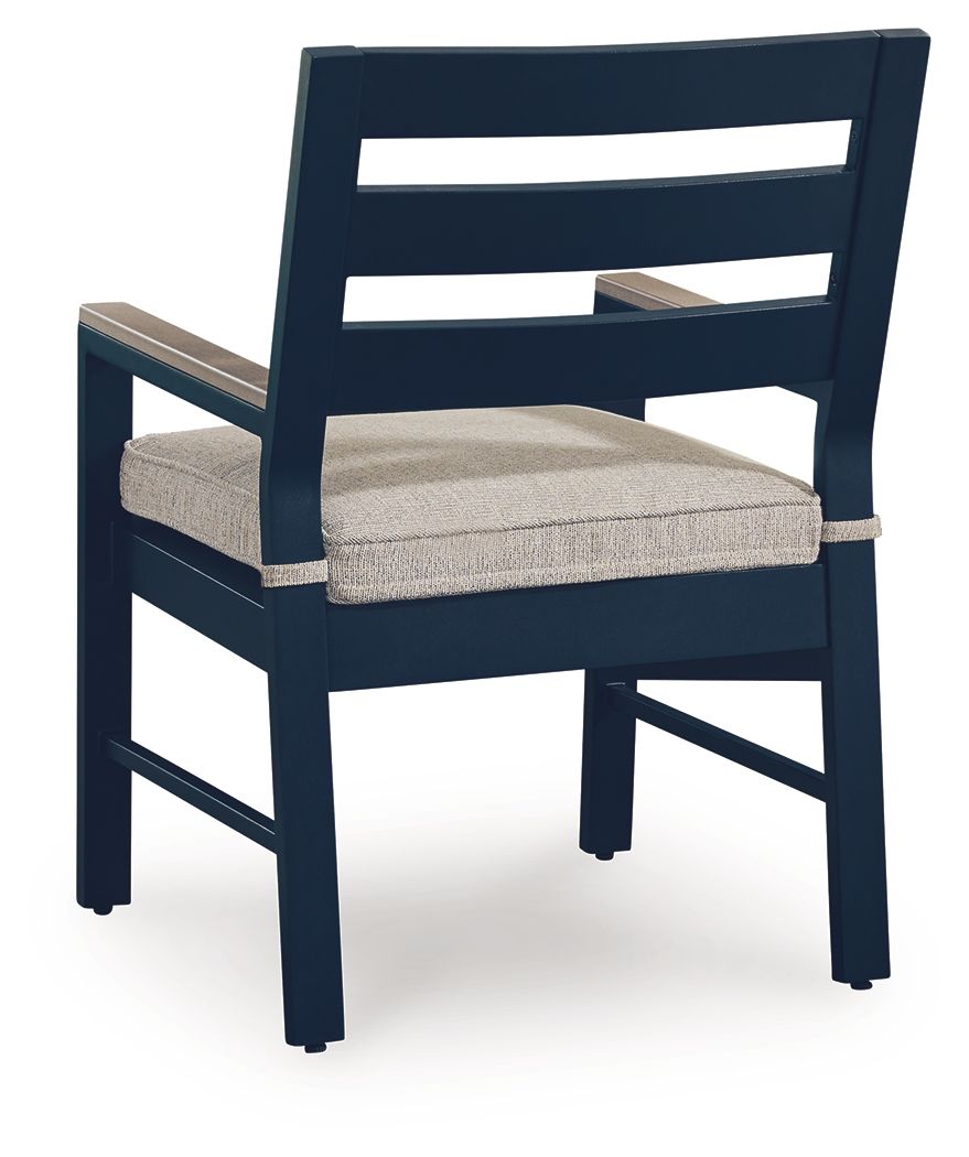 Ashley Furniture East Beach - Arm Chair With Cushion (Set of 2) - Blue - Image 5