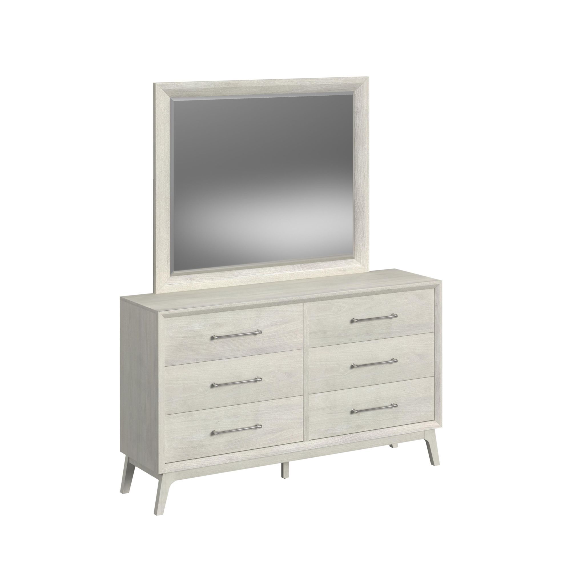Westland - Dresser And Mirror Set - Almond
