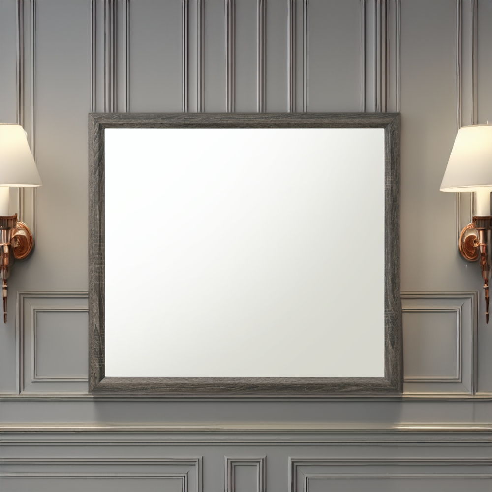 Valdemar - Mirror - Weathered Gray, dark gray, view 5