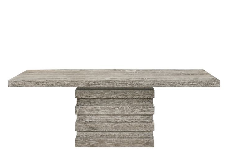 Faustine - Dining Table - Salvaged Light Oak, beige, view 3