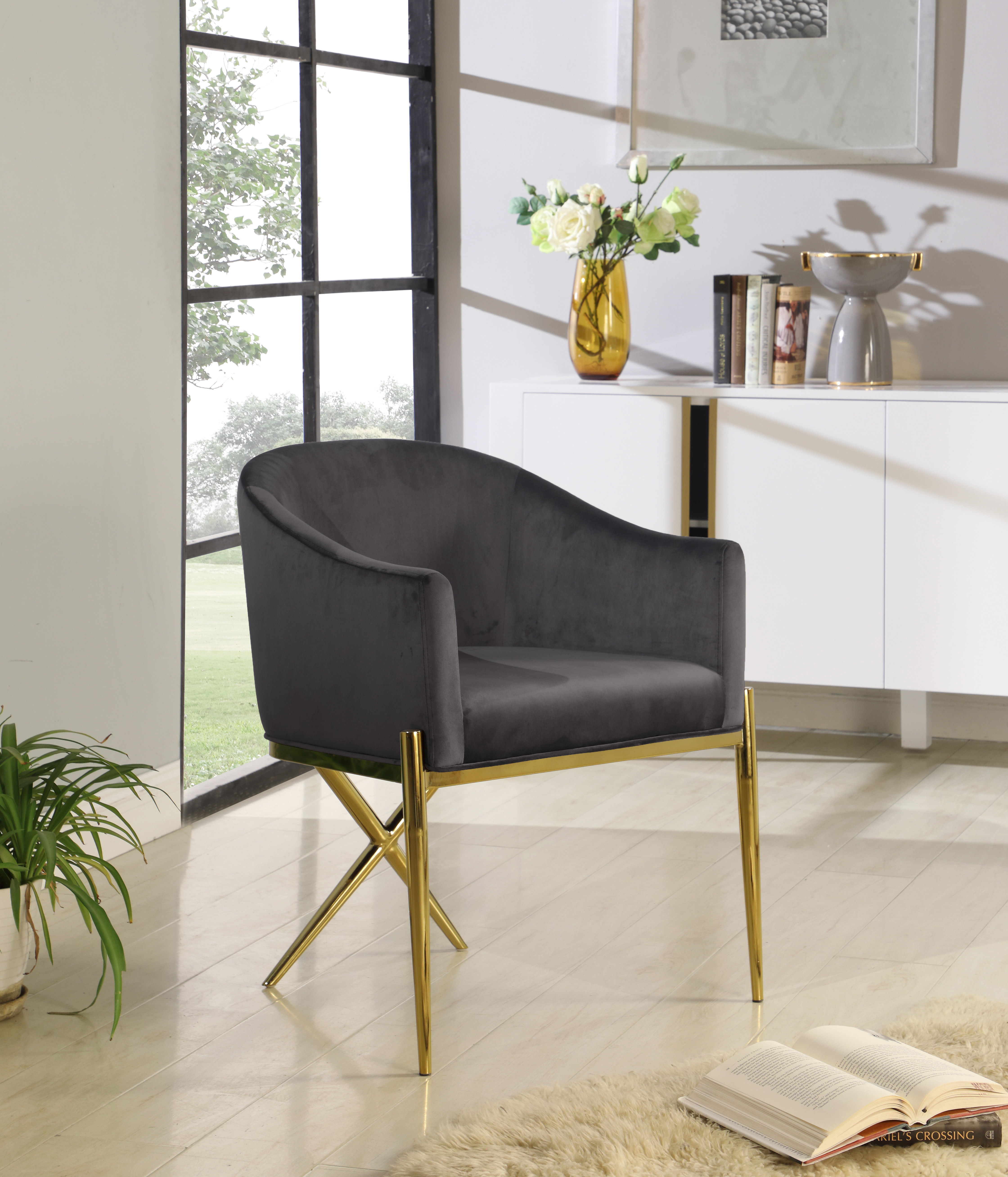Xavier - Dining Chair - Gray