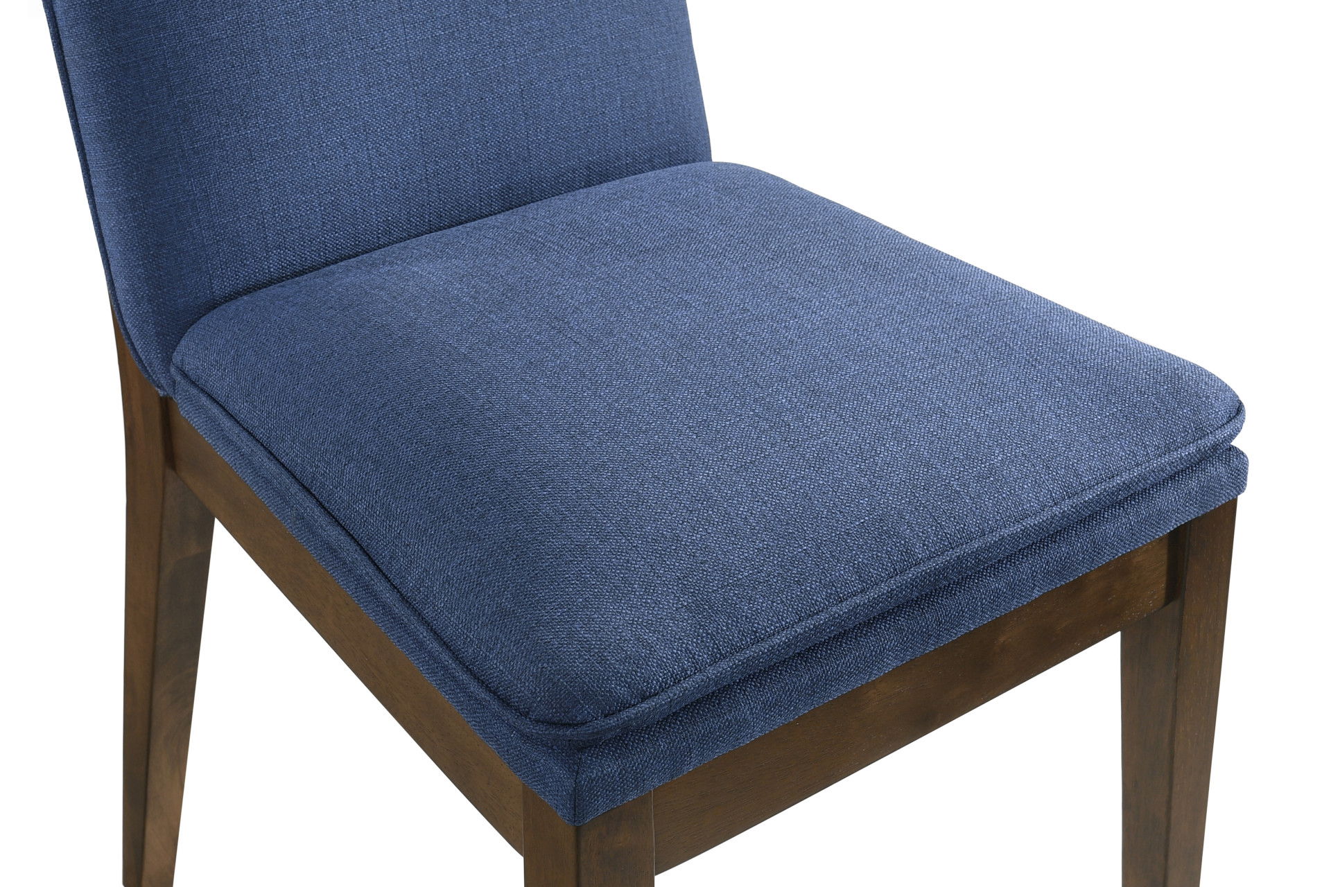 Maggie - Dining Chair With Cushion (Set of 2) - Blue / Walnut, blue, view 7