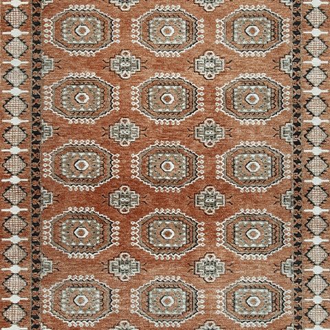 Ashley Furniture Qaabiz - 8' x 10' Rug - Sienna / Ivory / Black - Image 5