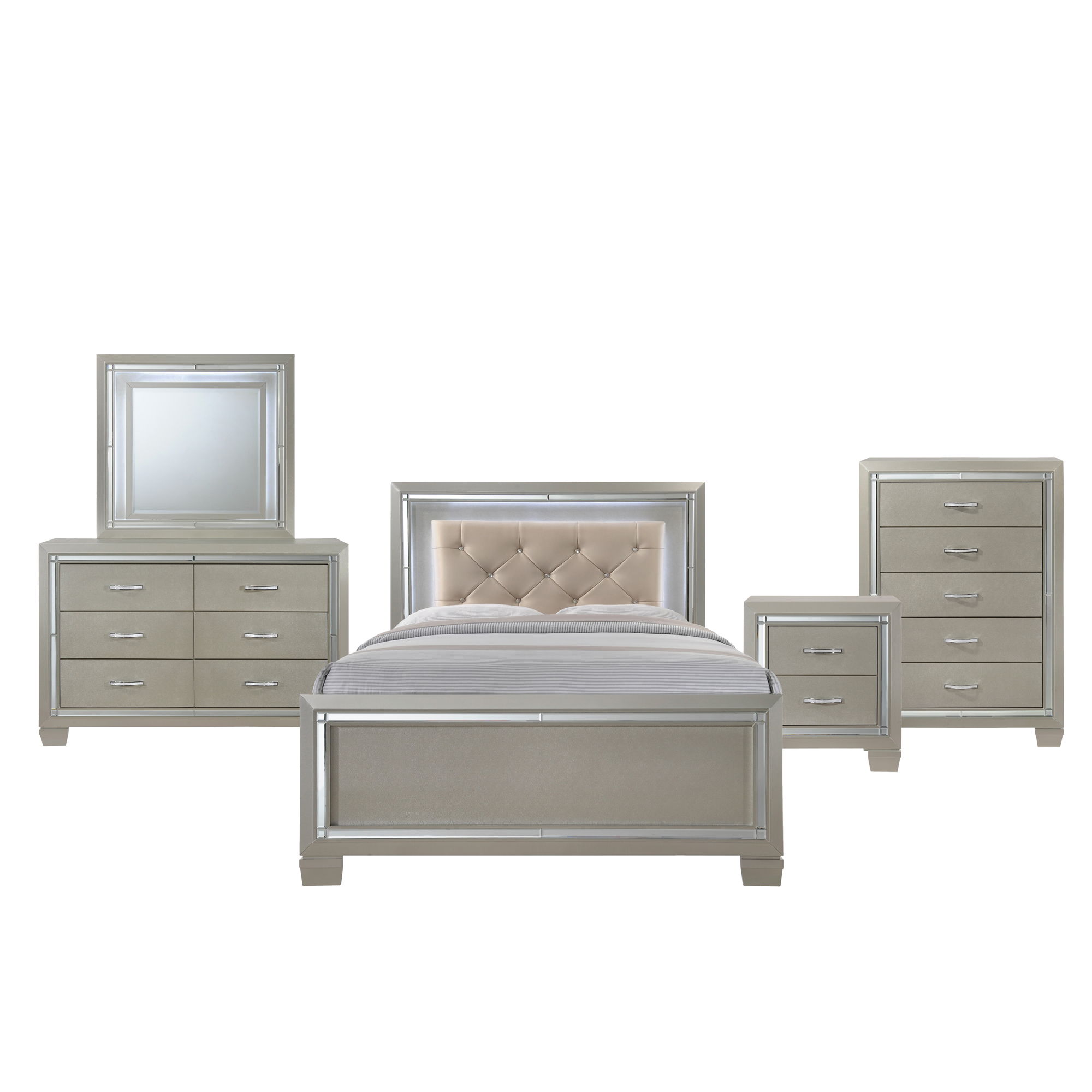 Full · 5 Pc · Bedroom Set