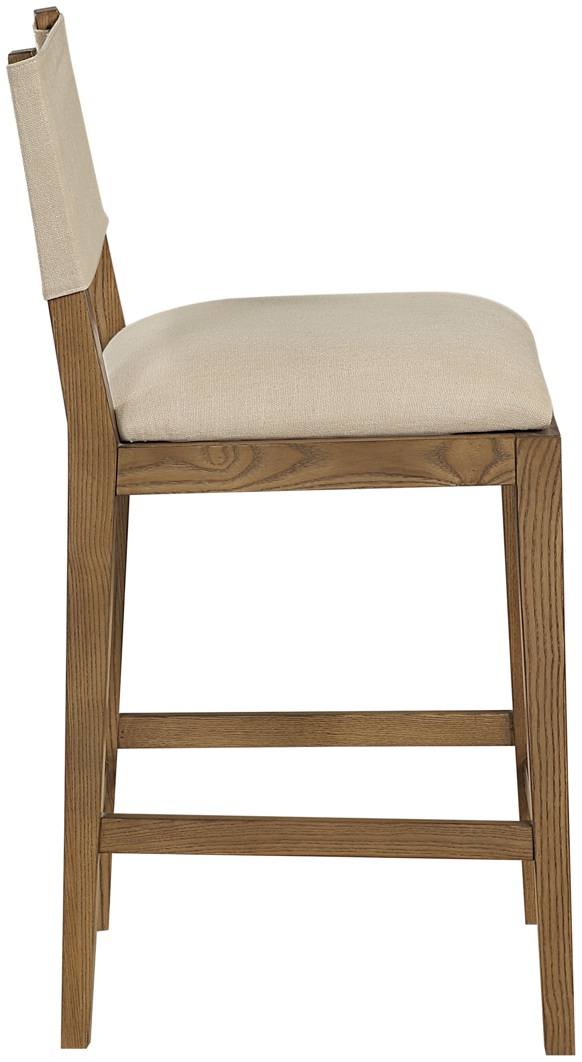 Avon - Linen Textured Performance Fabric Counter Stool - Beige