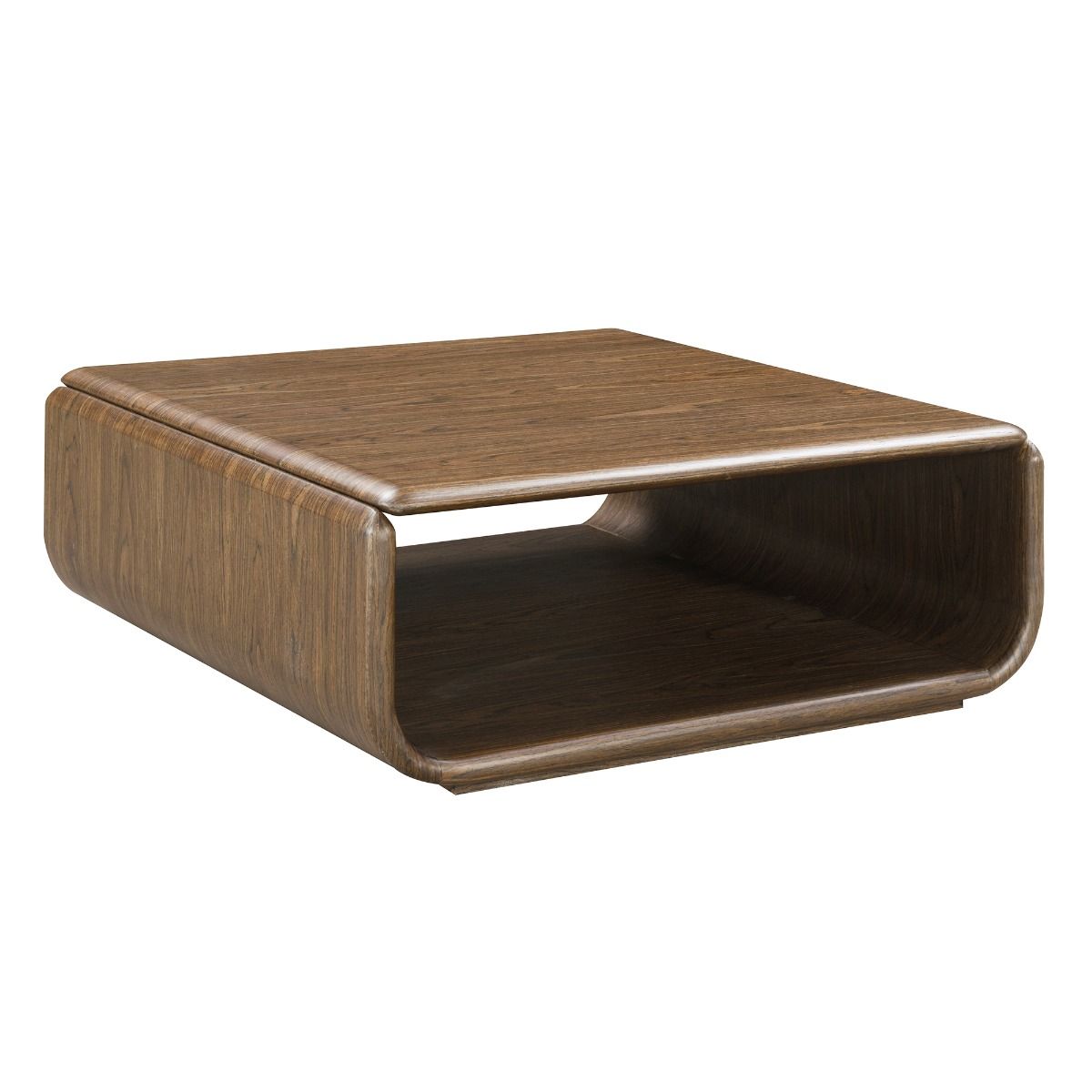 Lanza - Coffee Table - Dark Walnut, dark brown, view 3