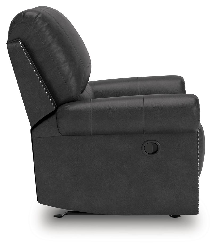 Ashley Furniture Chasemore - Swivel Glider Recliner - Granite - Image 6