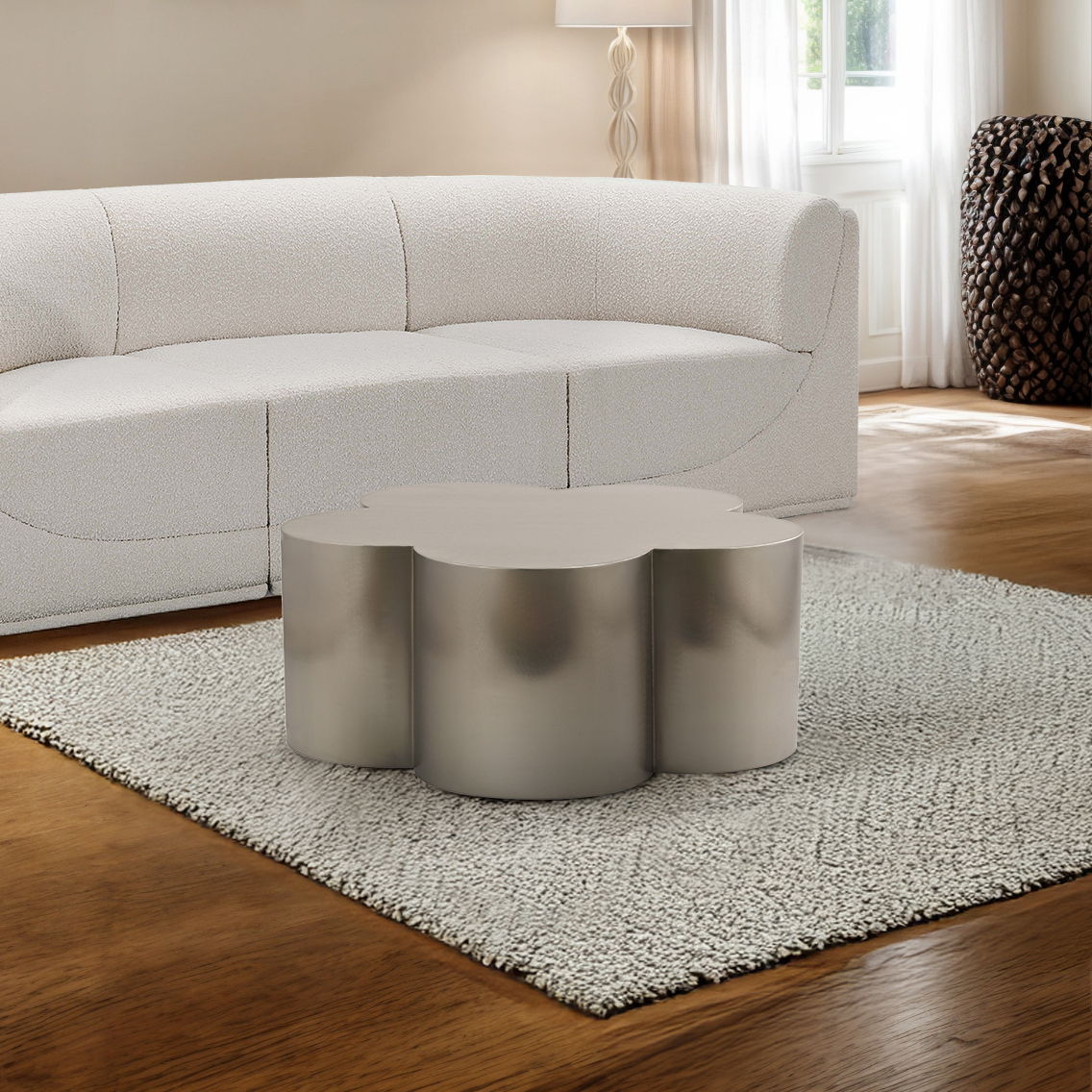 Lucky - Iron Coffee Table - Silver