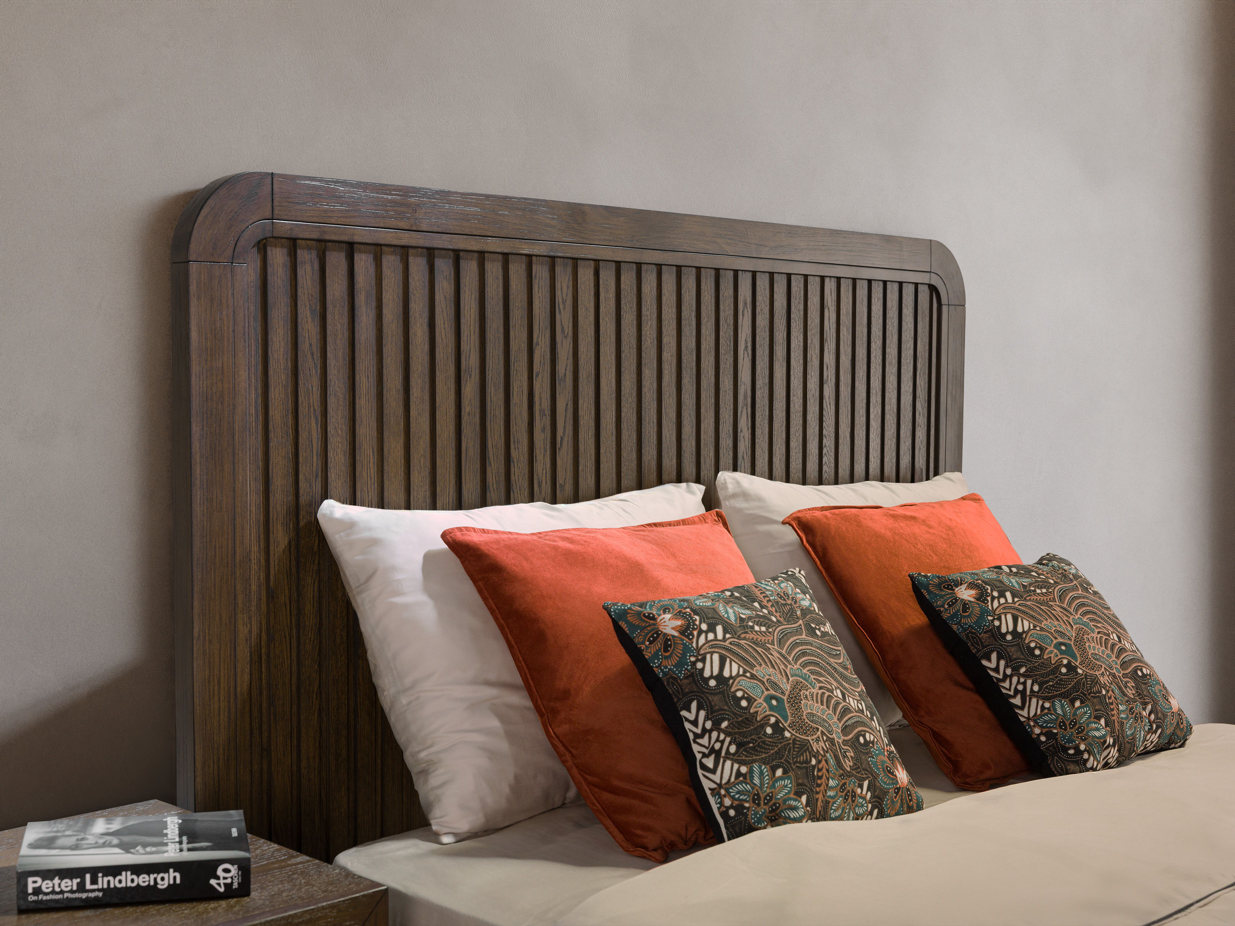 Athens - Queen Panel Bed - Dark Brown, dark brown, view 5