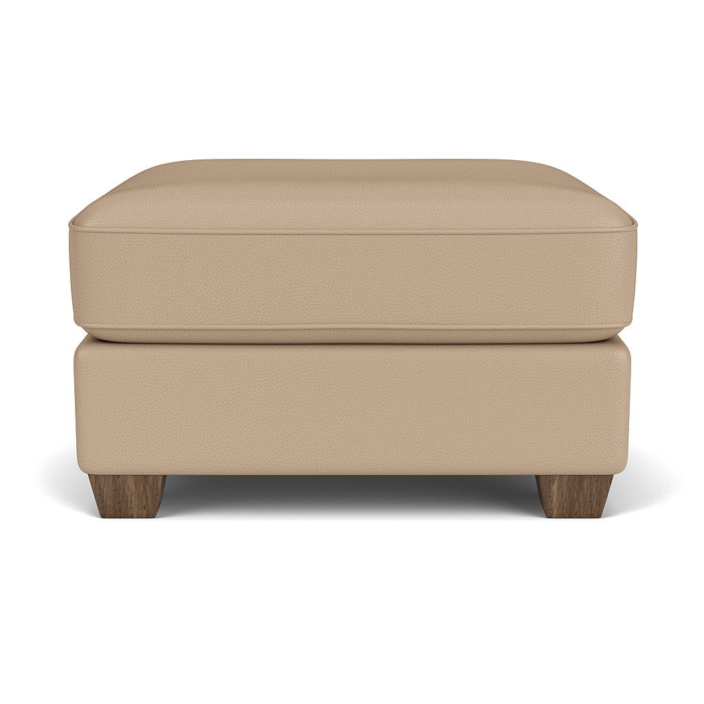 Thornton - Leather Ottoman, dark brown, view 6