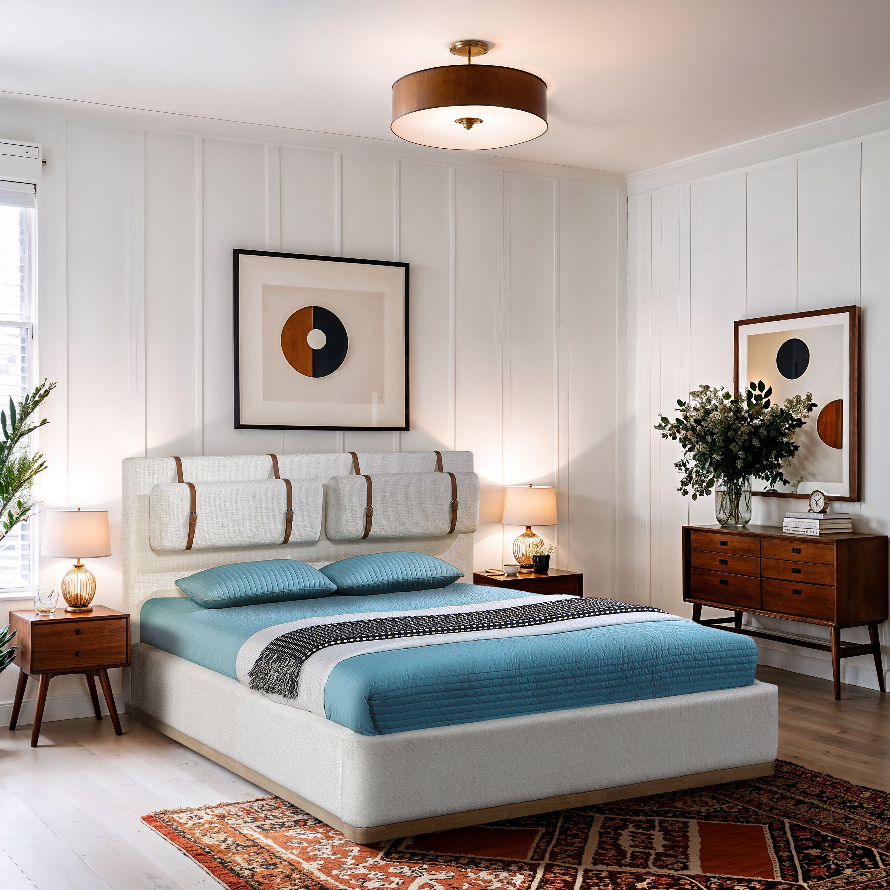 Bennet - Full Bed - Cream
