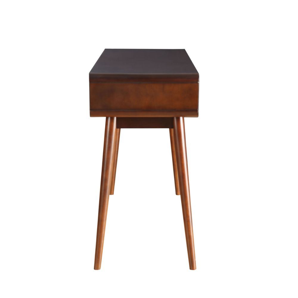 Christa - Sofa Table - White & Espresso, dark brown, view 7