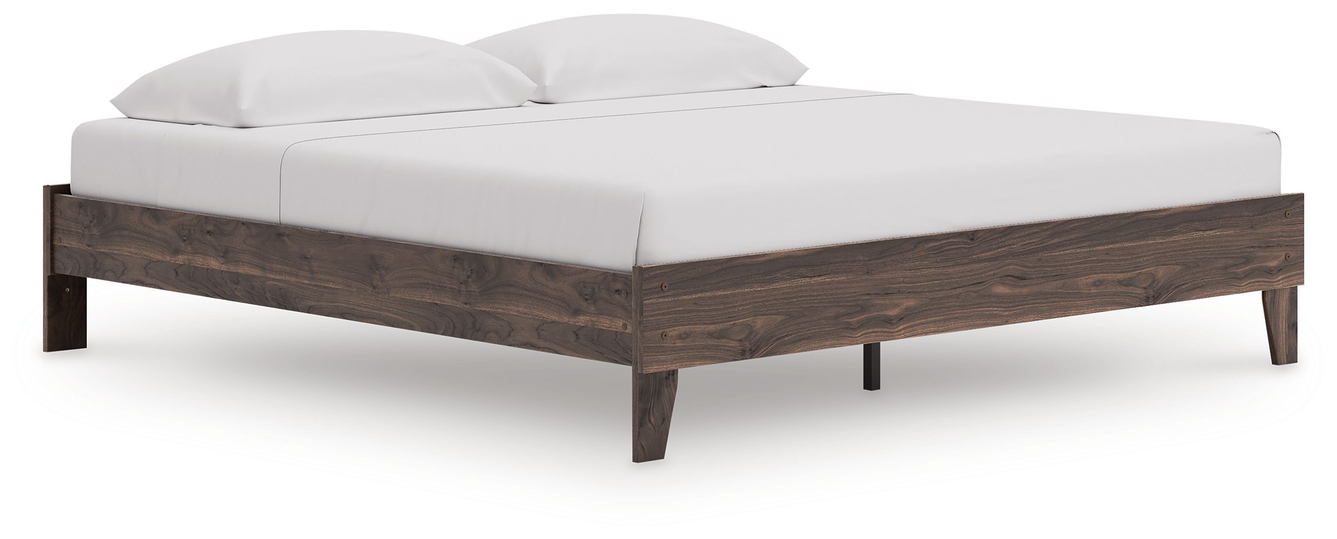 Calverson - King Platform Bed - Mocha