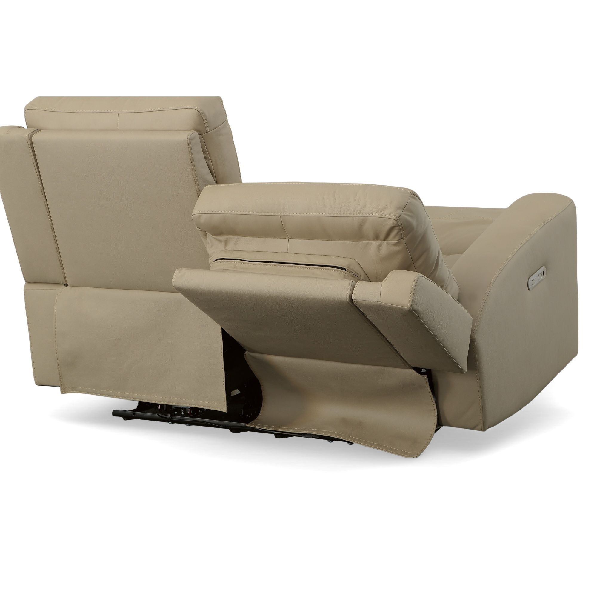 Jarvis - Power Reclining Loveseat With Power Headrests - Parchment, beige, view 7