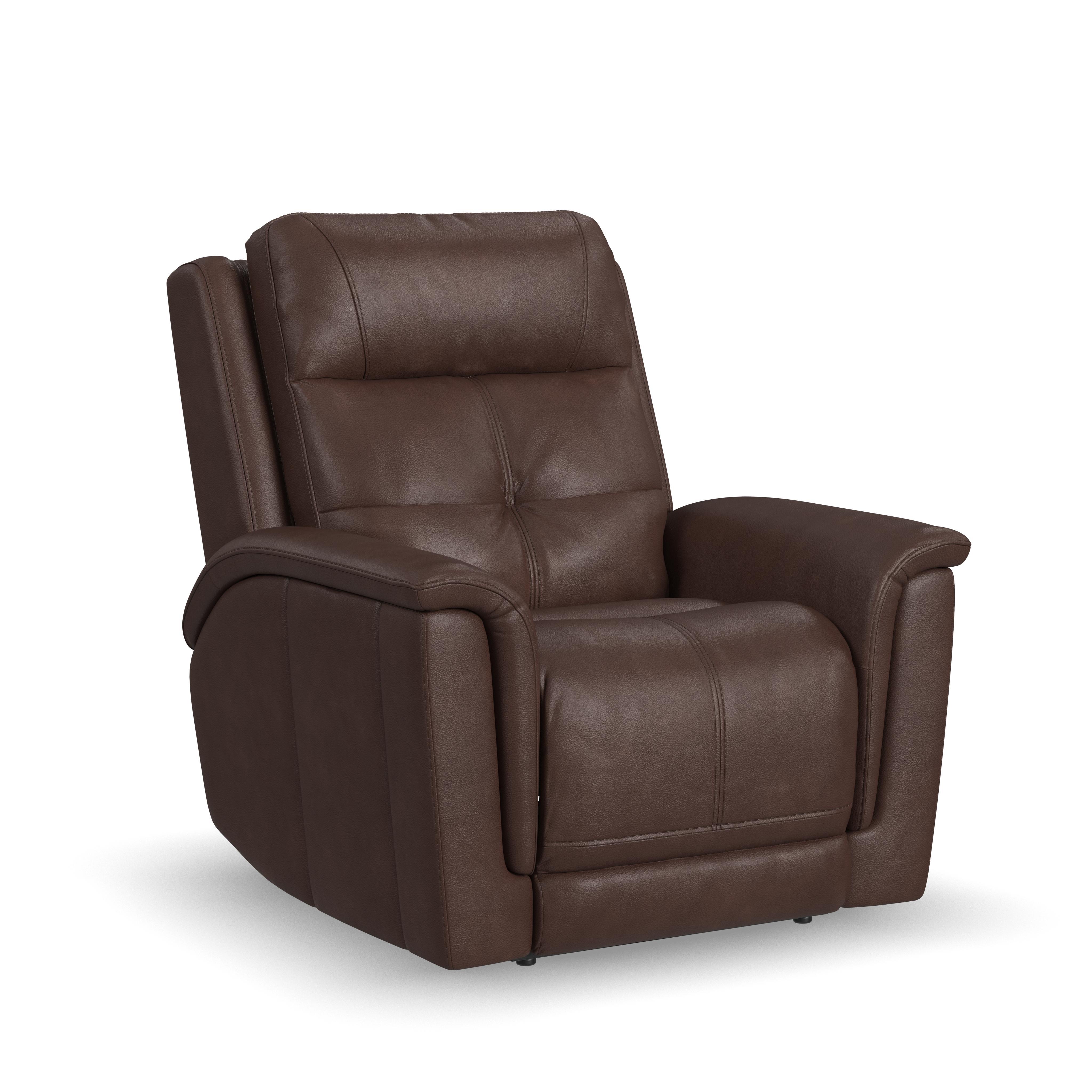 Ranger - Power Recliner With Power Headrest, Lumbar, Heat & Massage - Dark Brown, dark brown