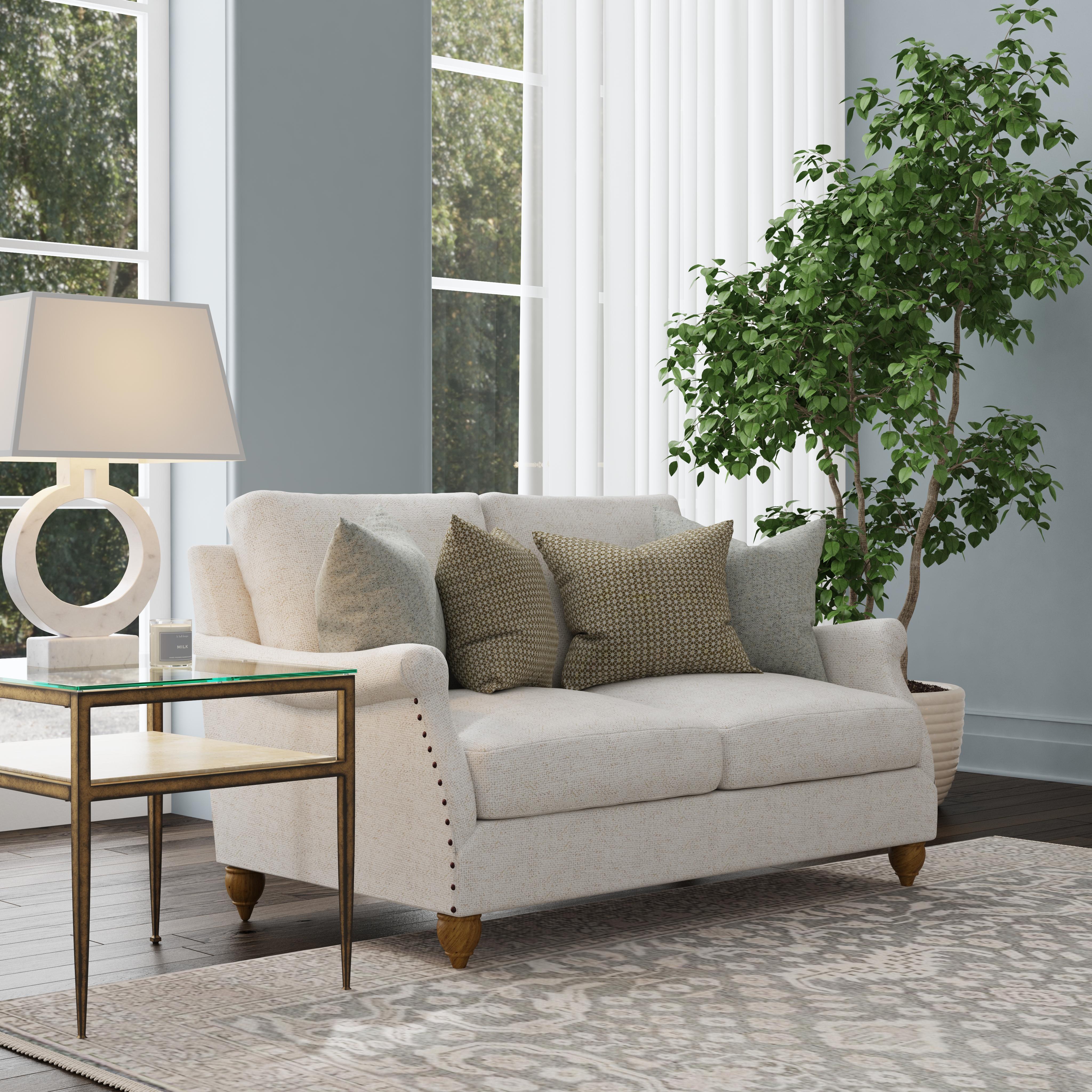 Veda - 60" Loveseat, gray