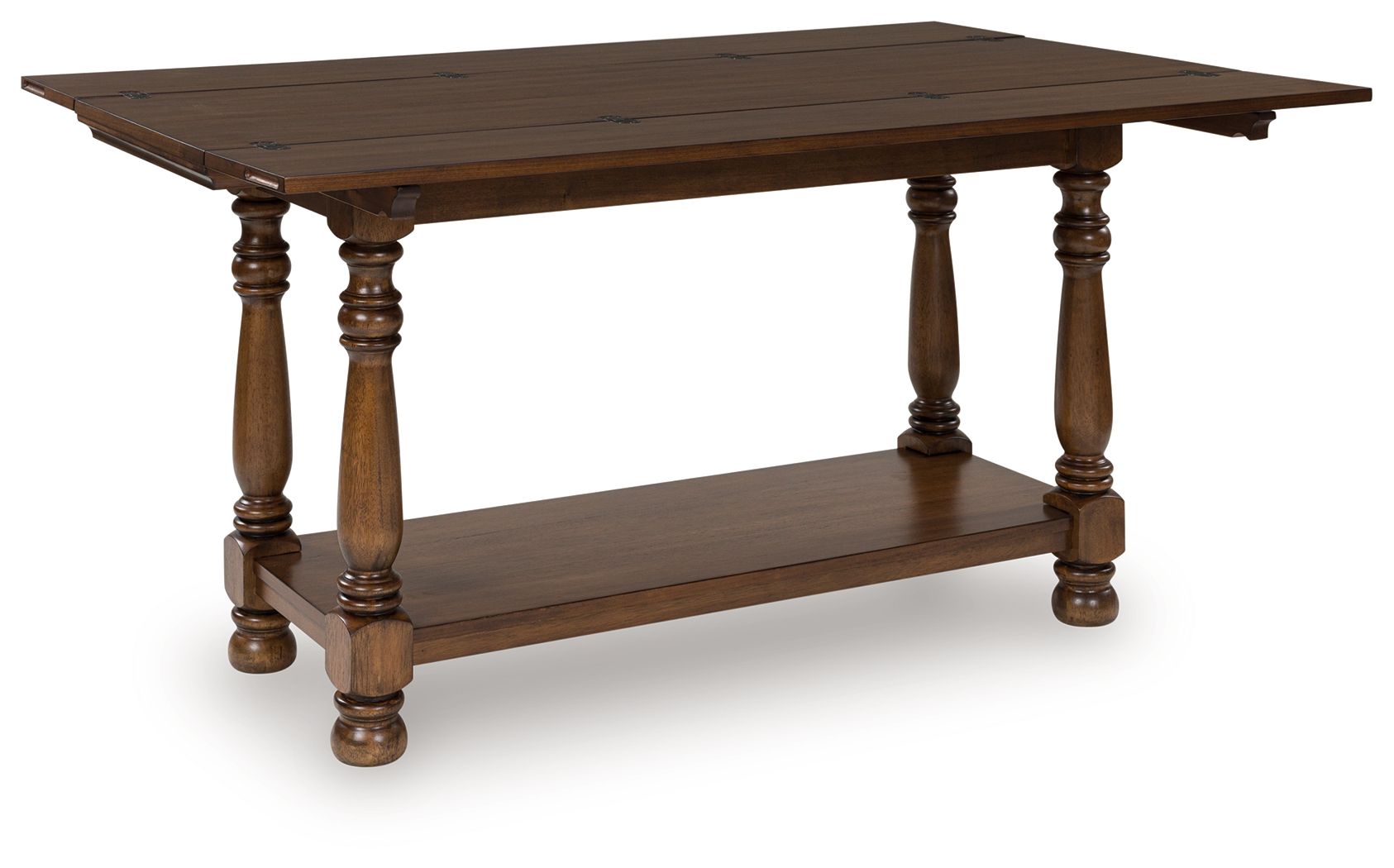 Ashley Furniture Sturlayne - Flip Top Sofa Table - Brown - Image 2