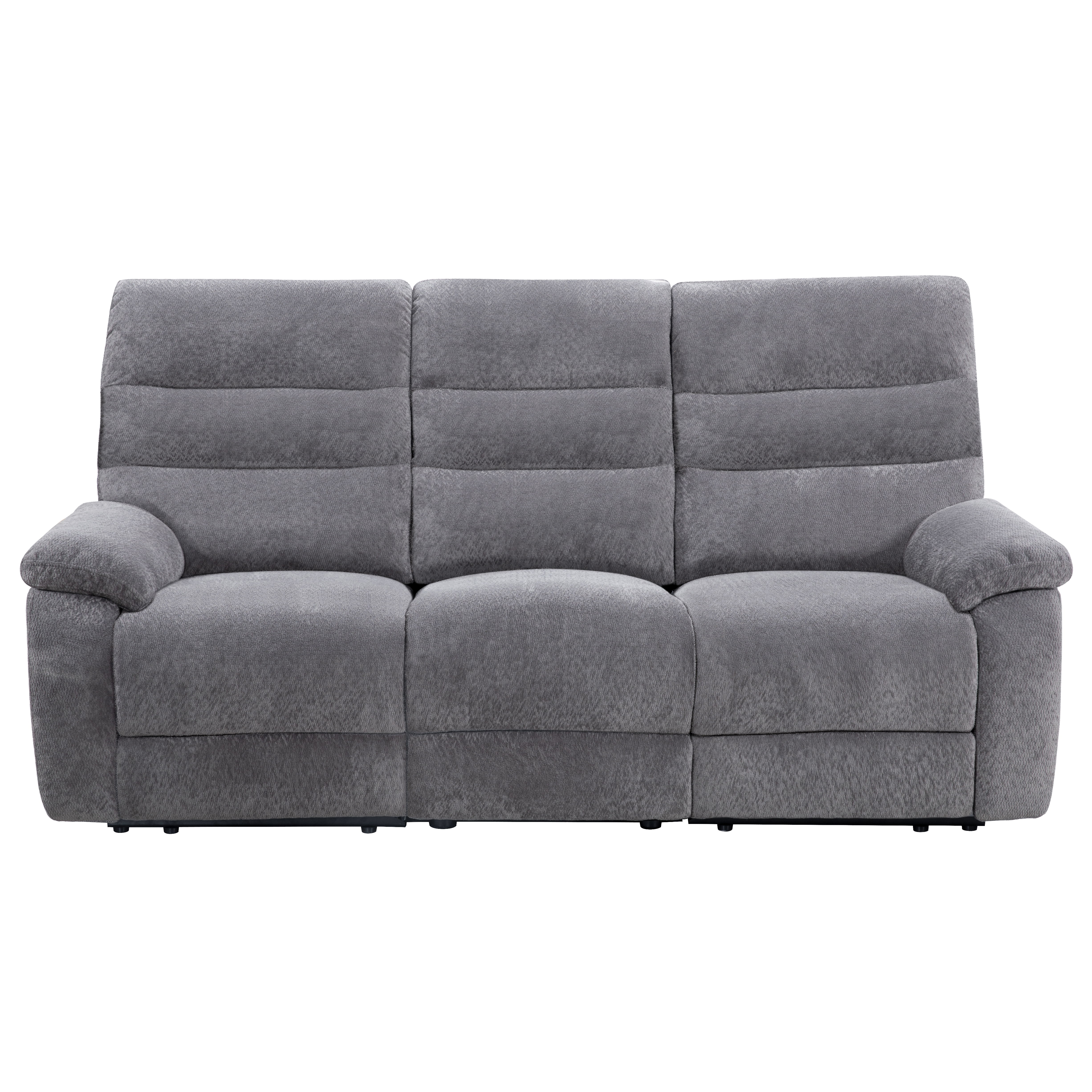 Cozy - Manual Recliner Sofa - Gray