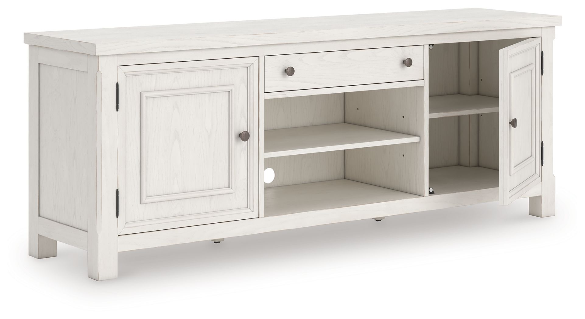 Ashley Furniture Robbinsdale - Extra Large TV Stand - Antique White - Image 3