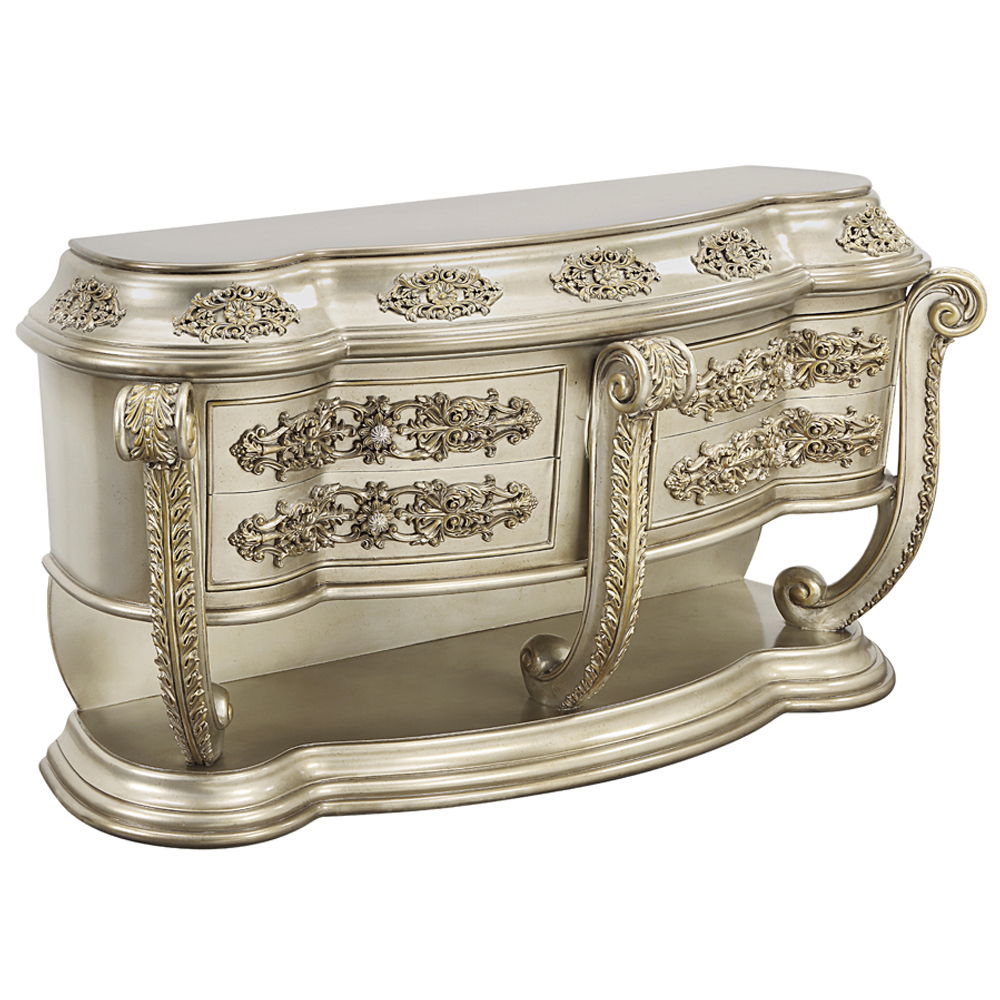 Danae - Dresser - Champagne & Gold, beige, view 2