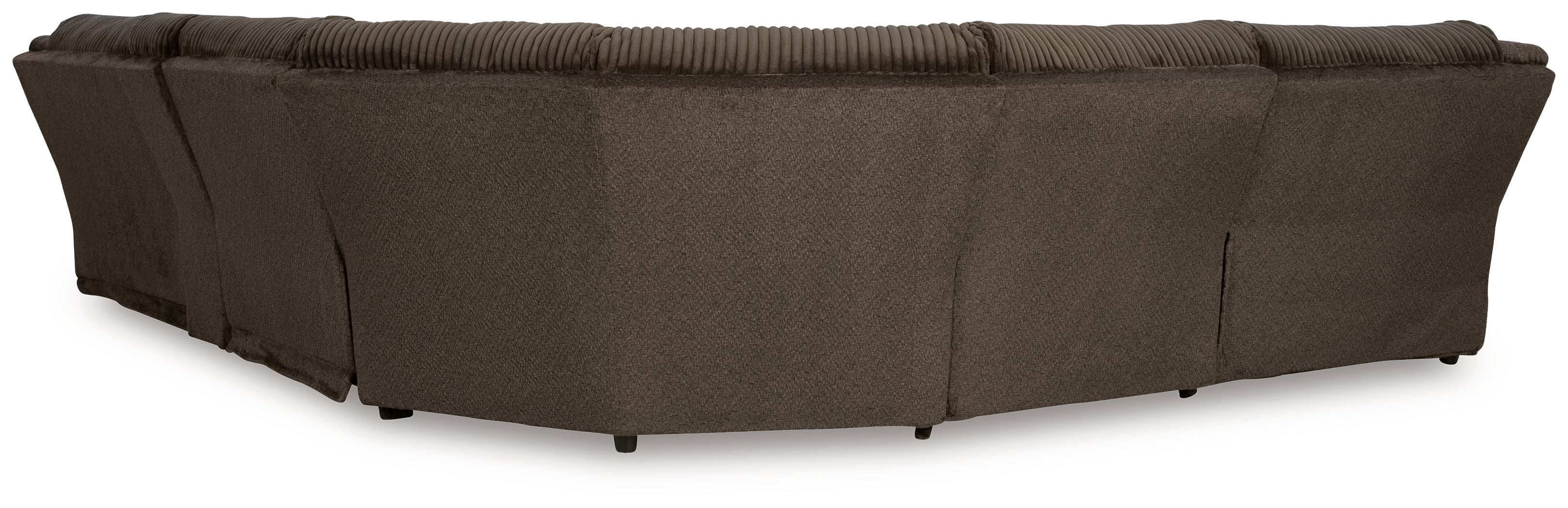 Ashley Furniture Top Tier - 6-Piece Reclining Sectional With Laf Press Back Chaise - Chocolate - Image 5