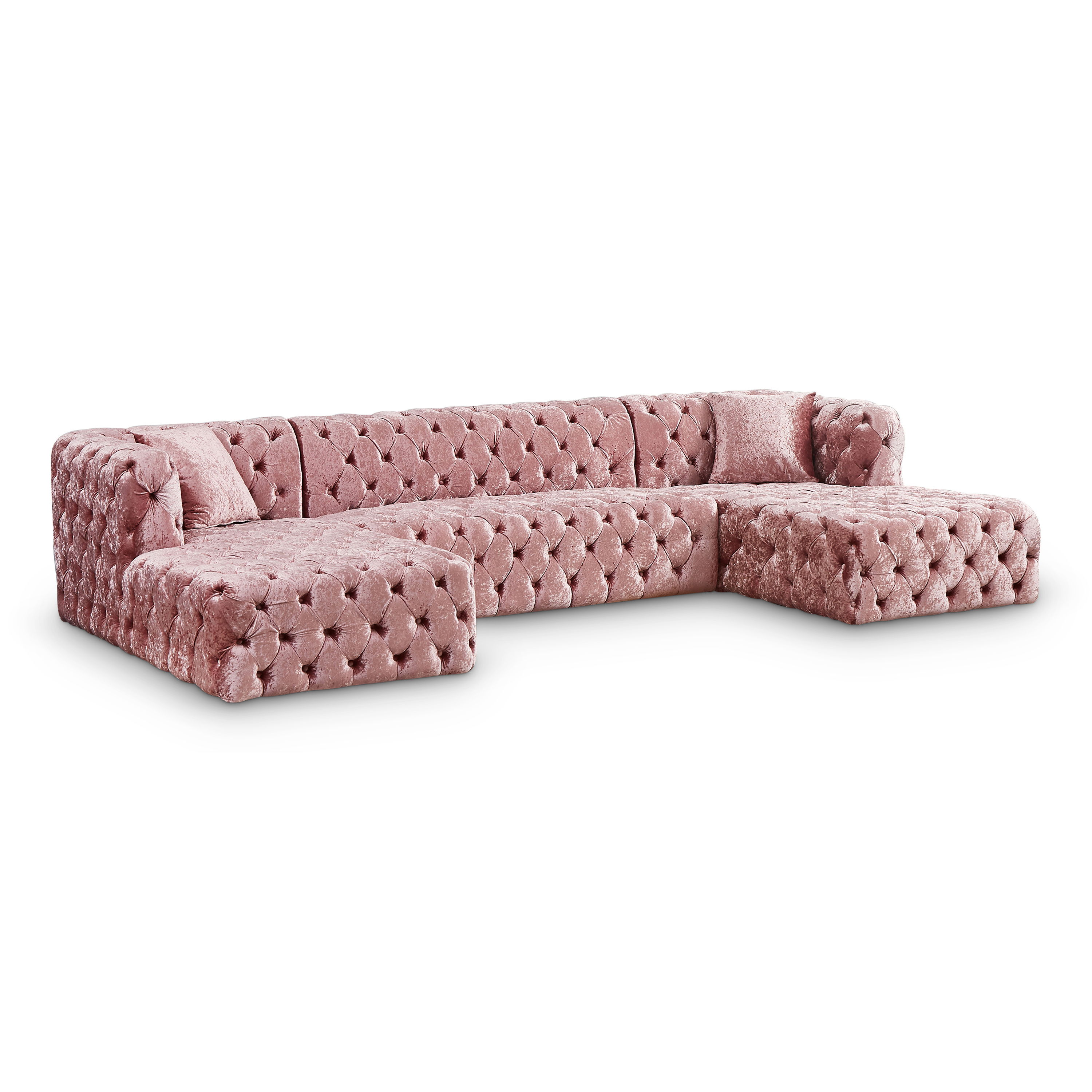 Coco - 3 Piece Sectional - Pink