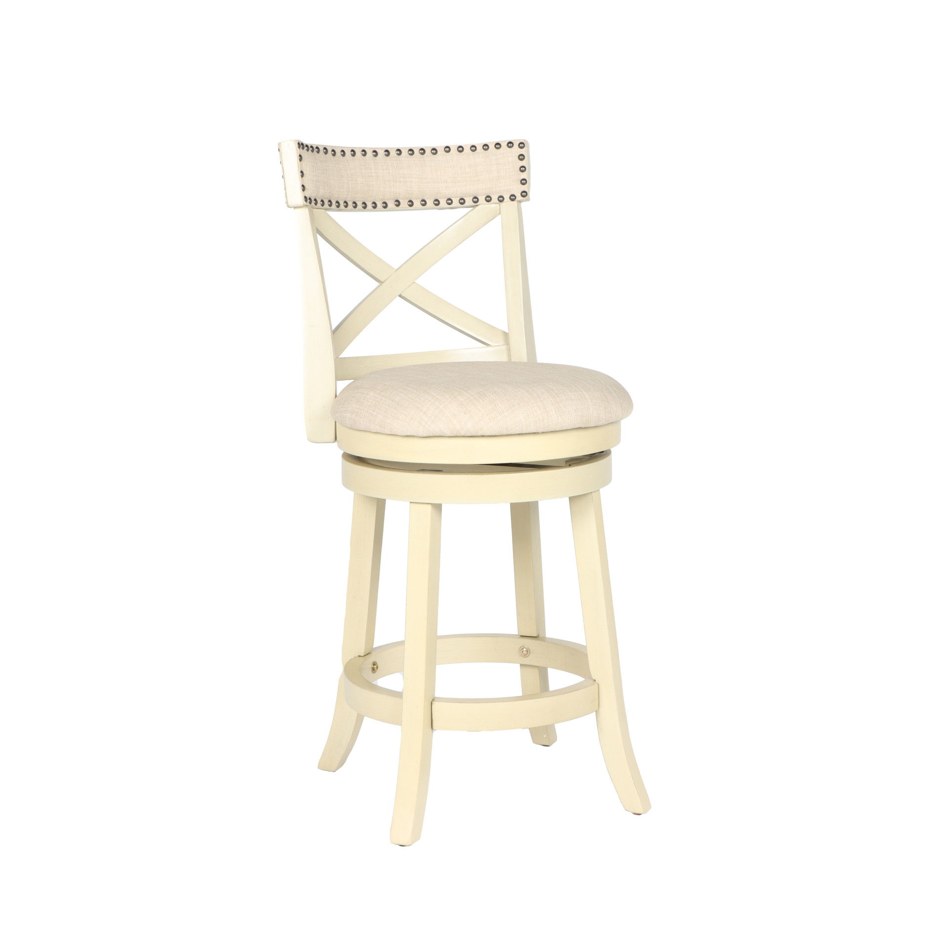 York - Counter Stool - Antique White