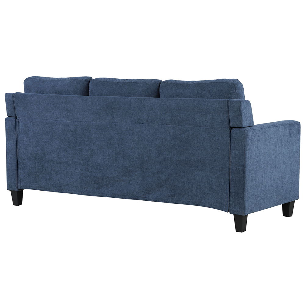Horatio - Sofa - Navy Chenille, blue, view 3