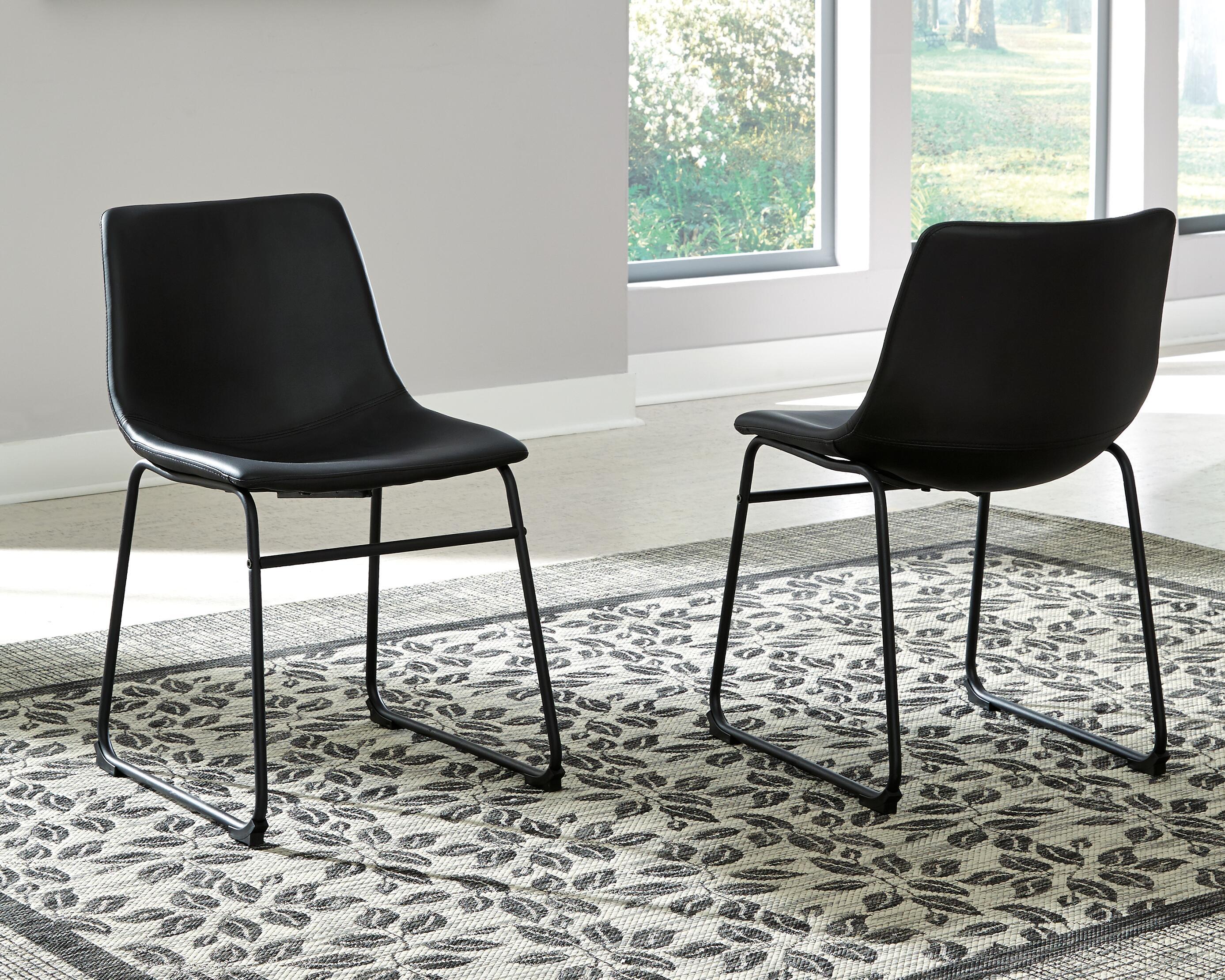 Centiar - Dining UPH Side Chair (Set of 2) - Black