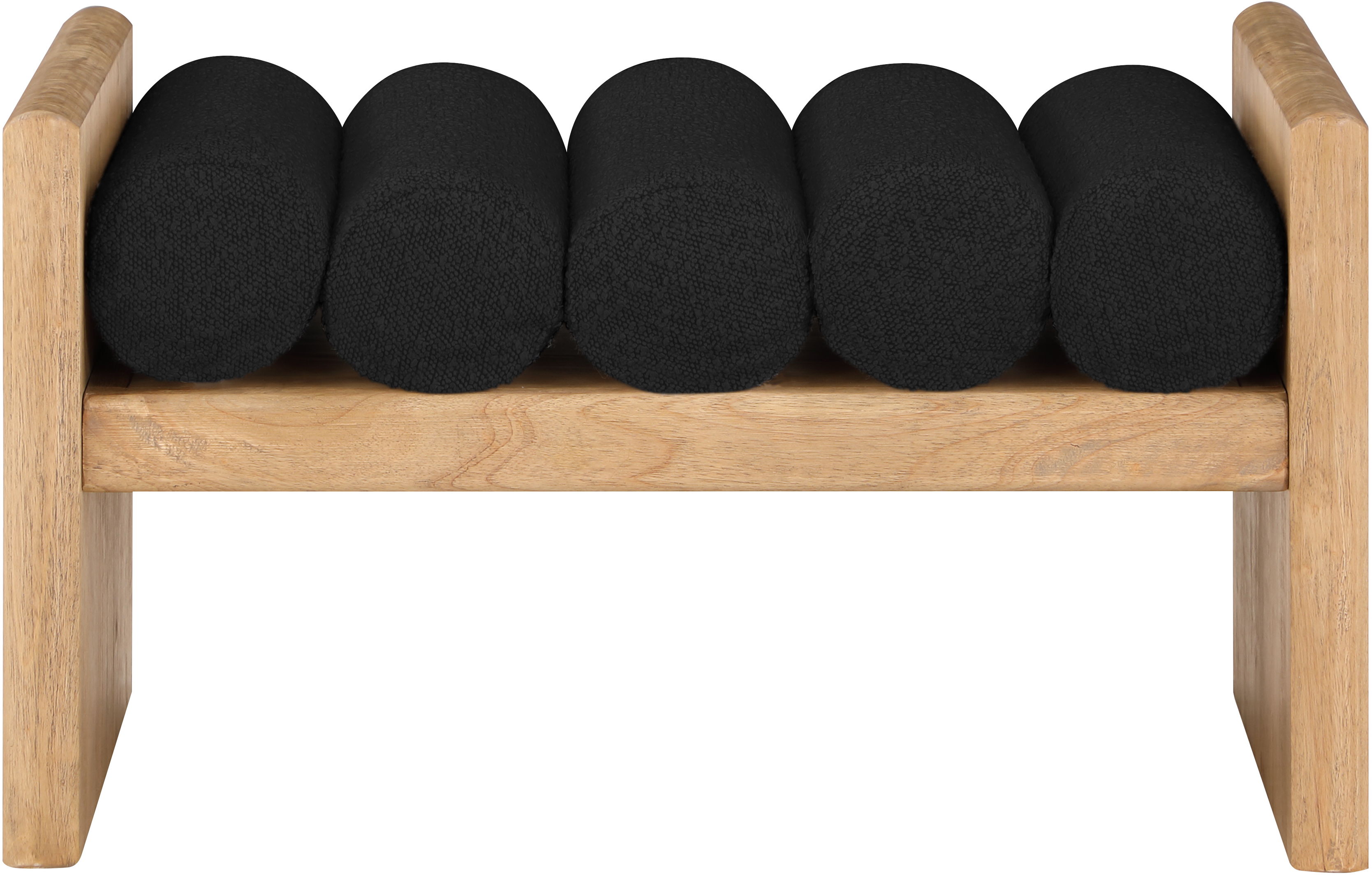 Waverly - Fabric Bench - Black