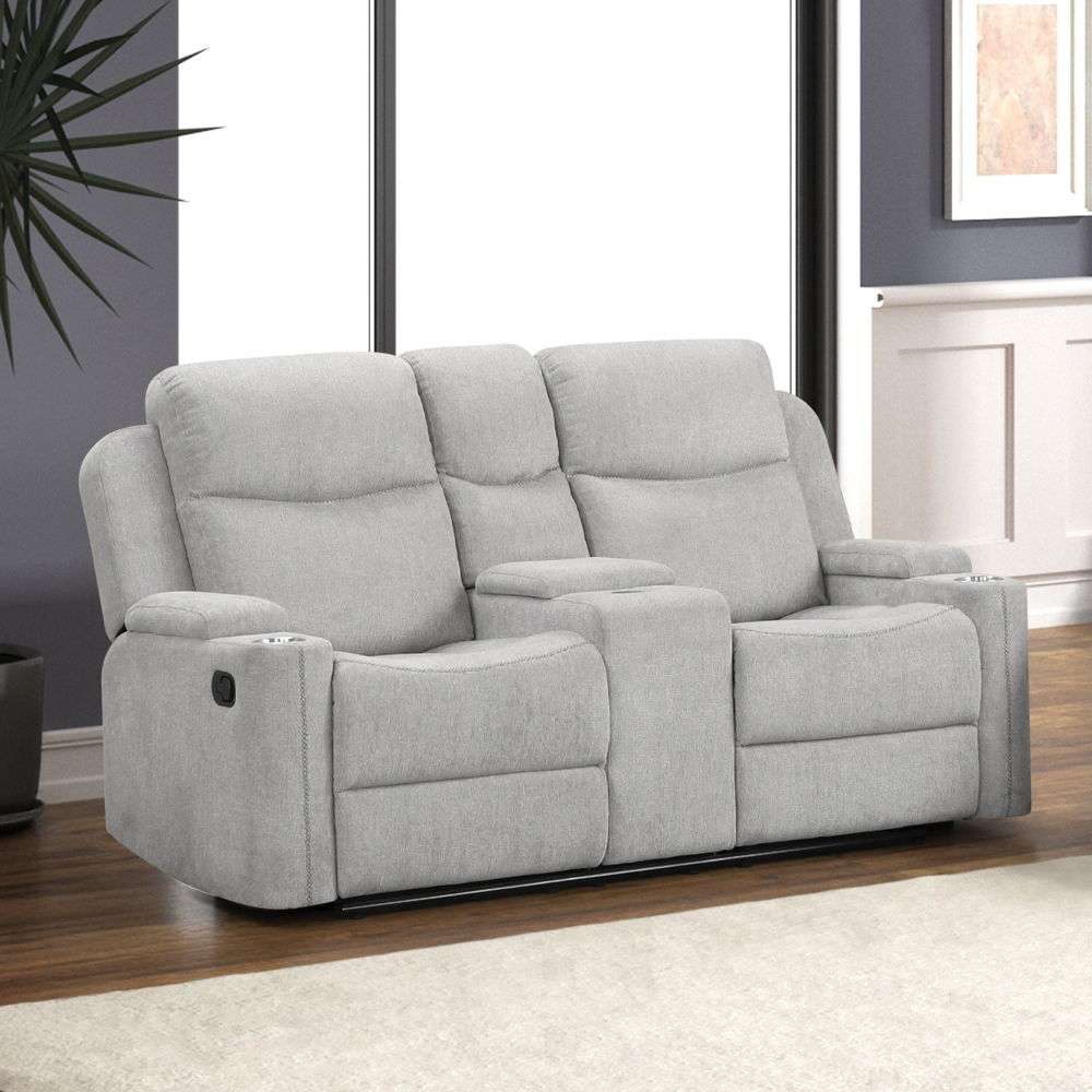 Galya - Motion Sofa - Light Gray Chenille, light gray