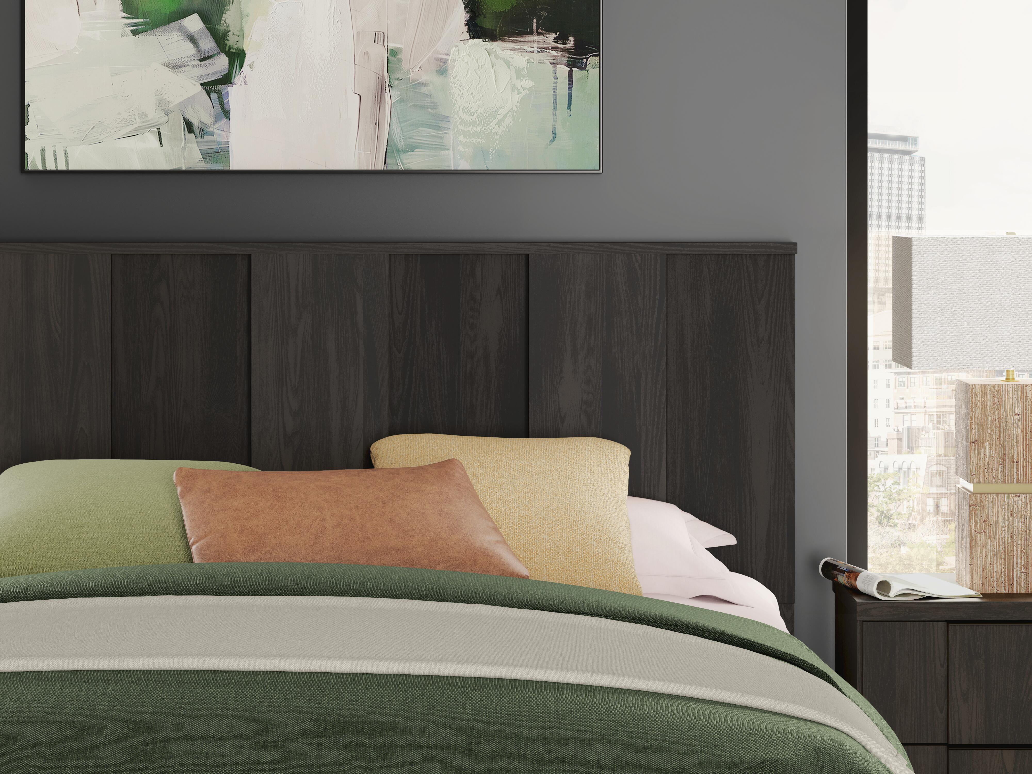 Ashley Furniture Shaehartin - King Panel Bed - Dark Brown - Image 9