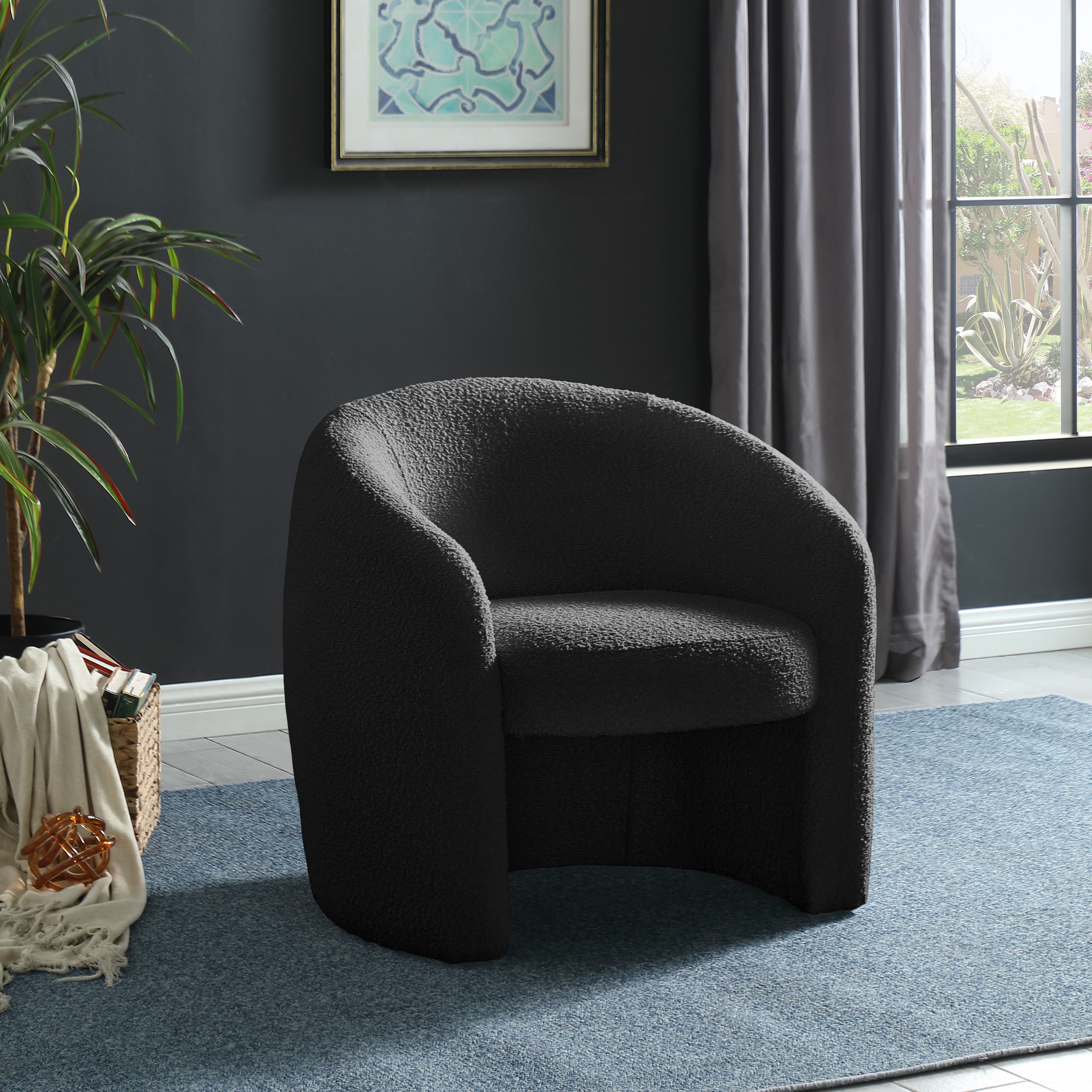 Acadia - Accent Chair - Black