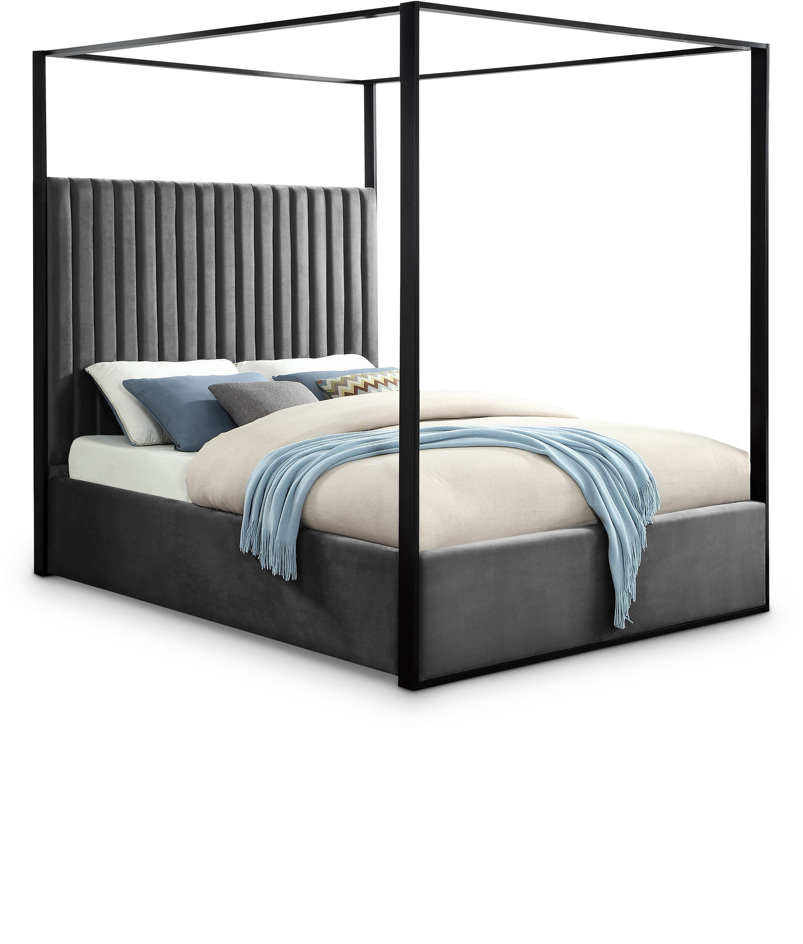 Jax - King Bed - Gray