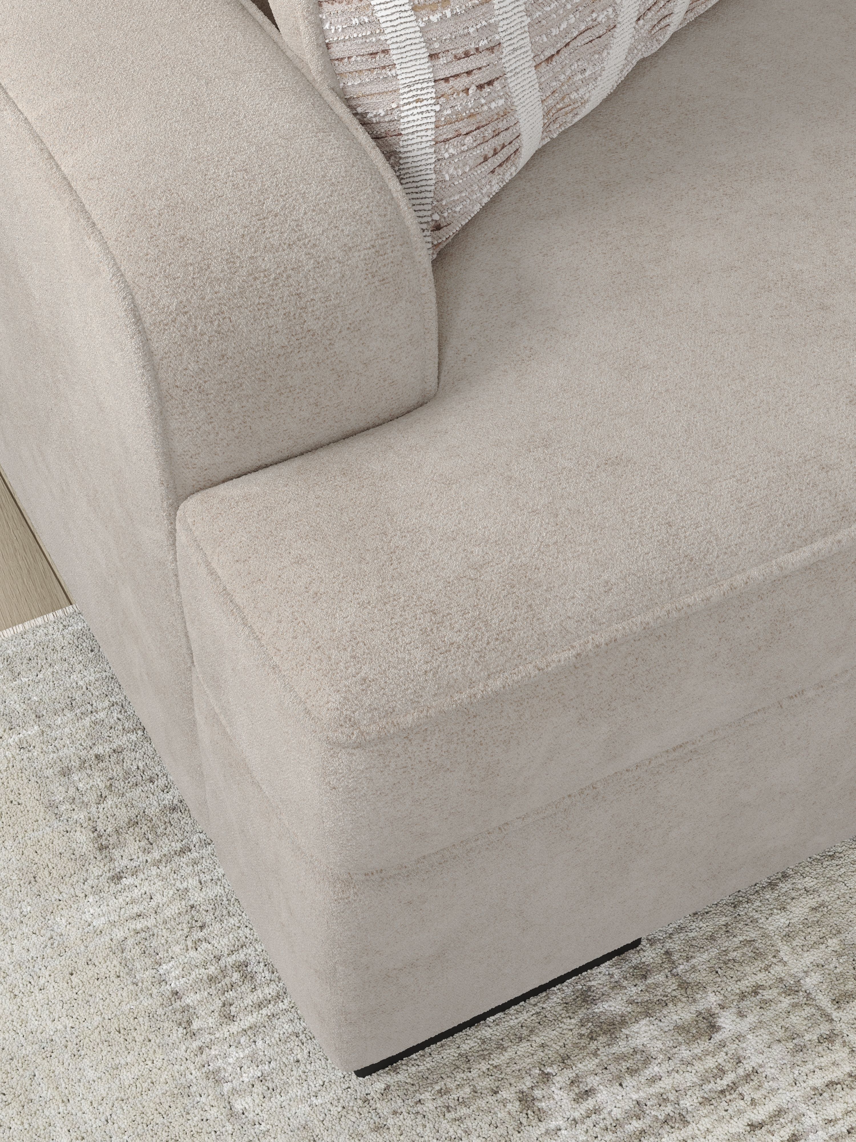 Ashley Furniture High Profile - Loveseat - Taupe - Image 8
