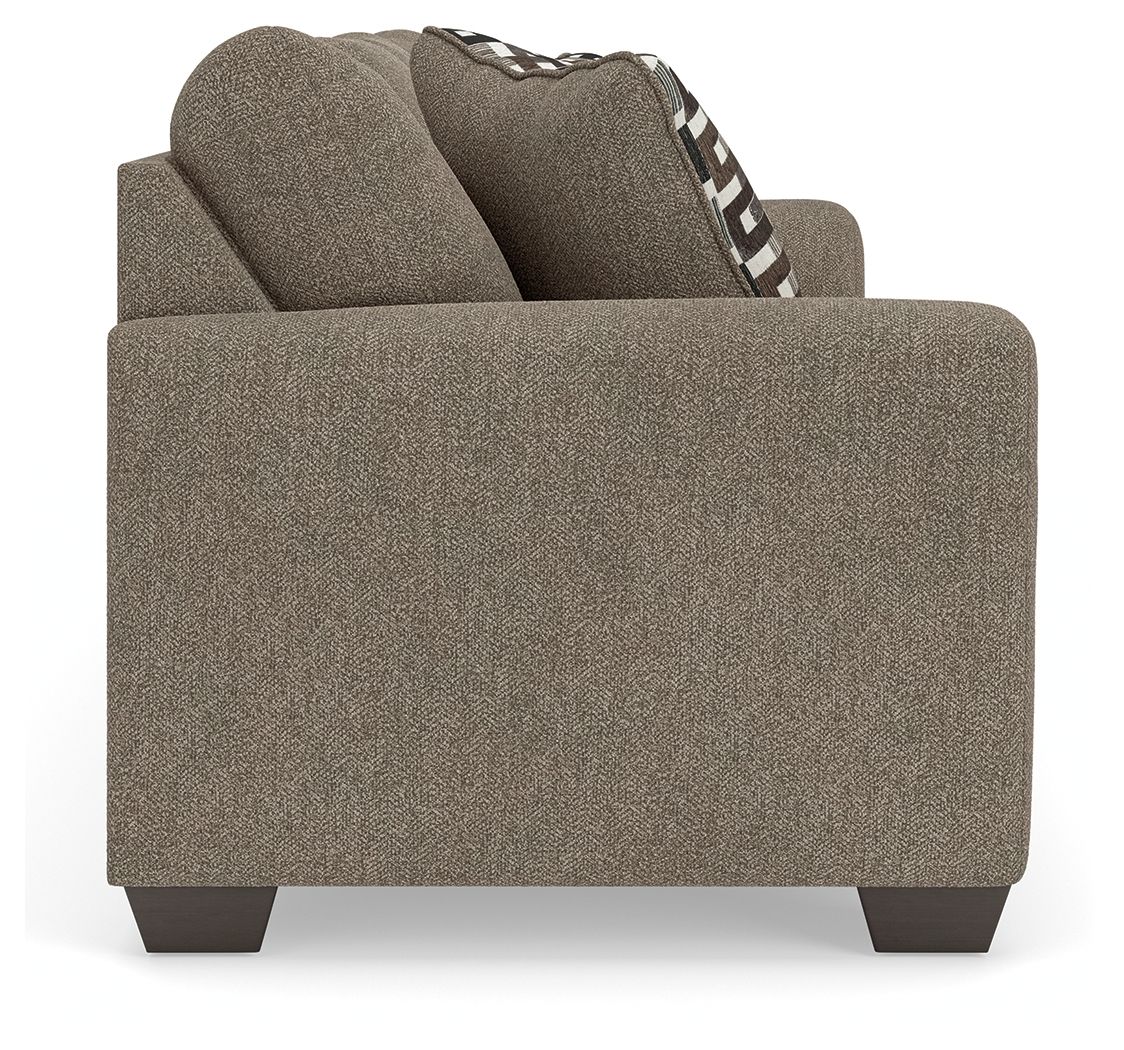 Ashley Furniture Triston-Peaks - Queen Sofa Sleeper - Suede - Image 6