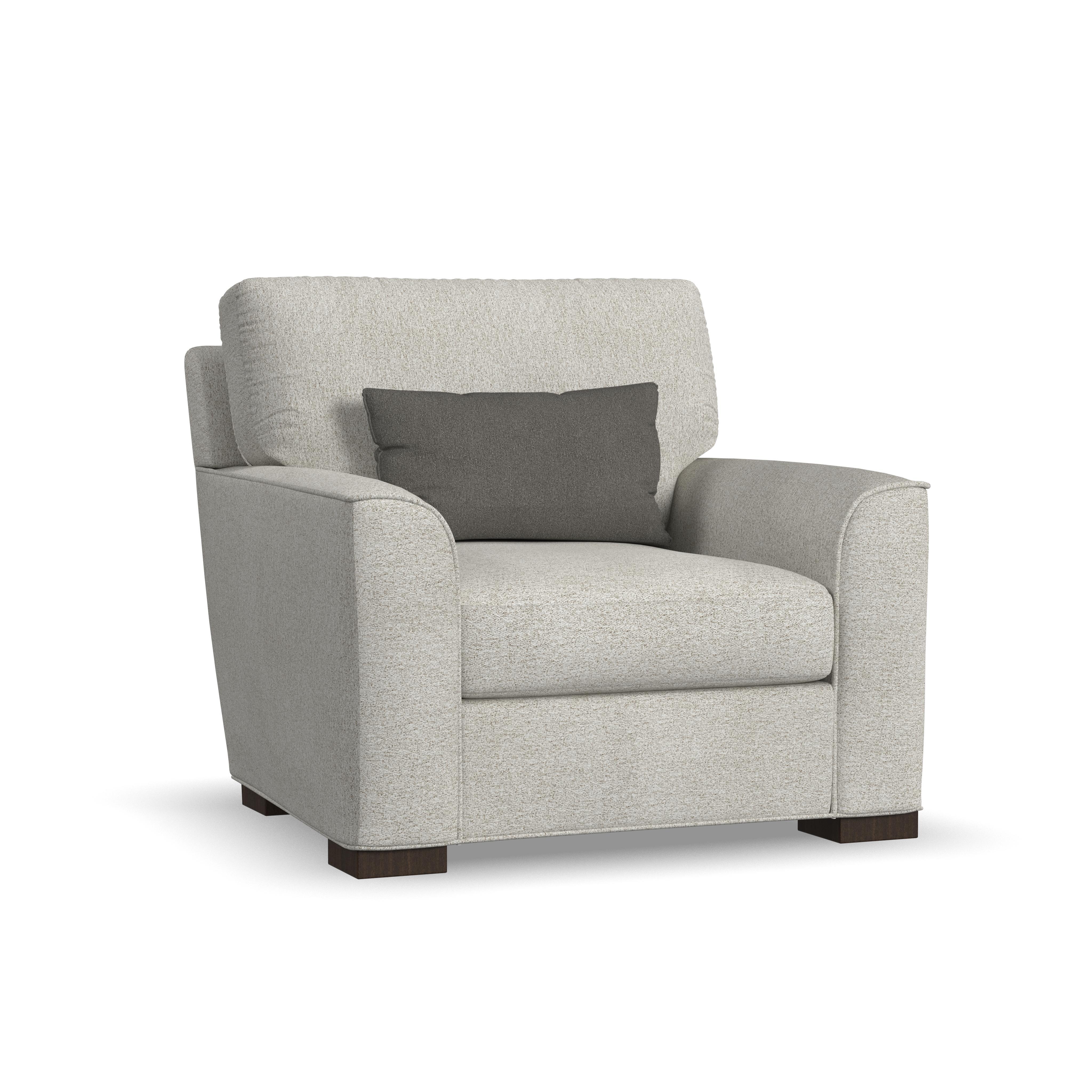 Jasper - Fabric Stationary Chair, beige, view 2